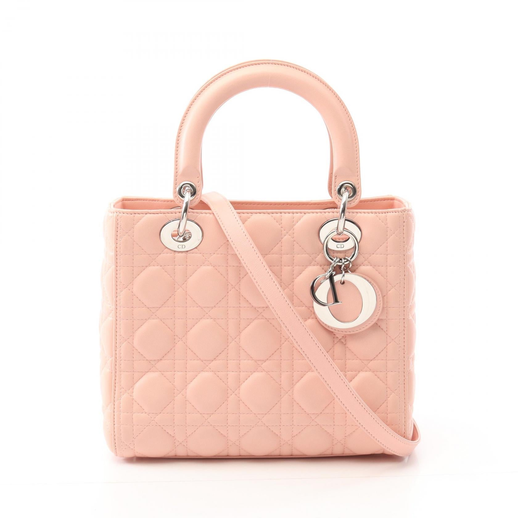 Dior LADY DIOR Leather Handbag