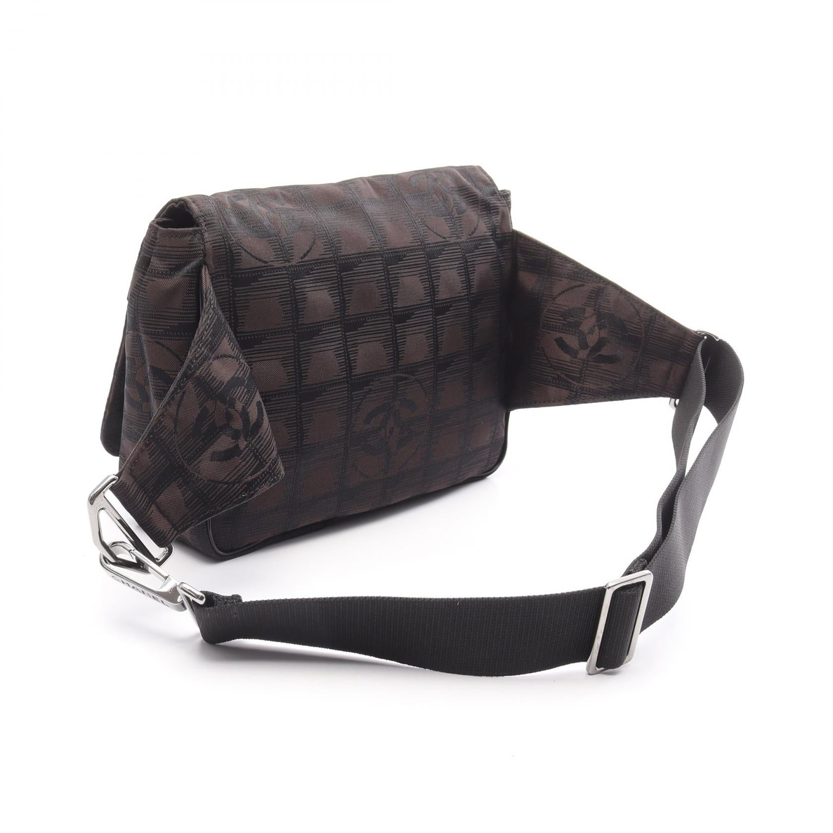 Chanel New Travel Line Nylon Canvas Waist Bag