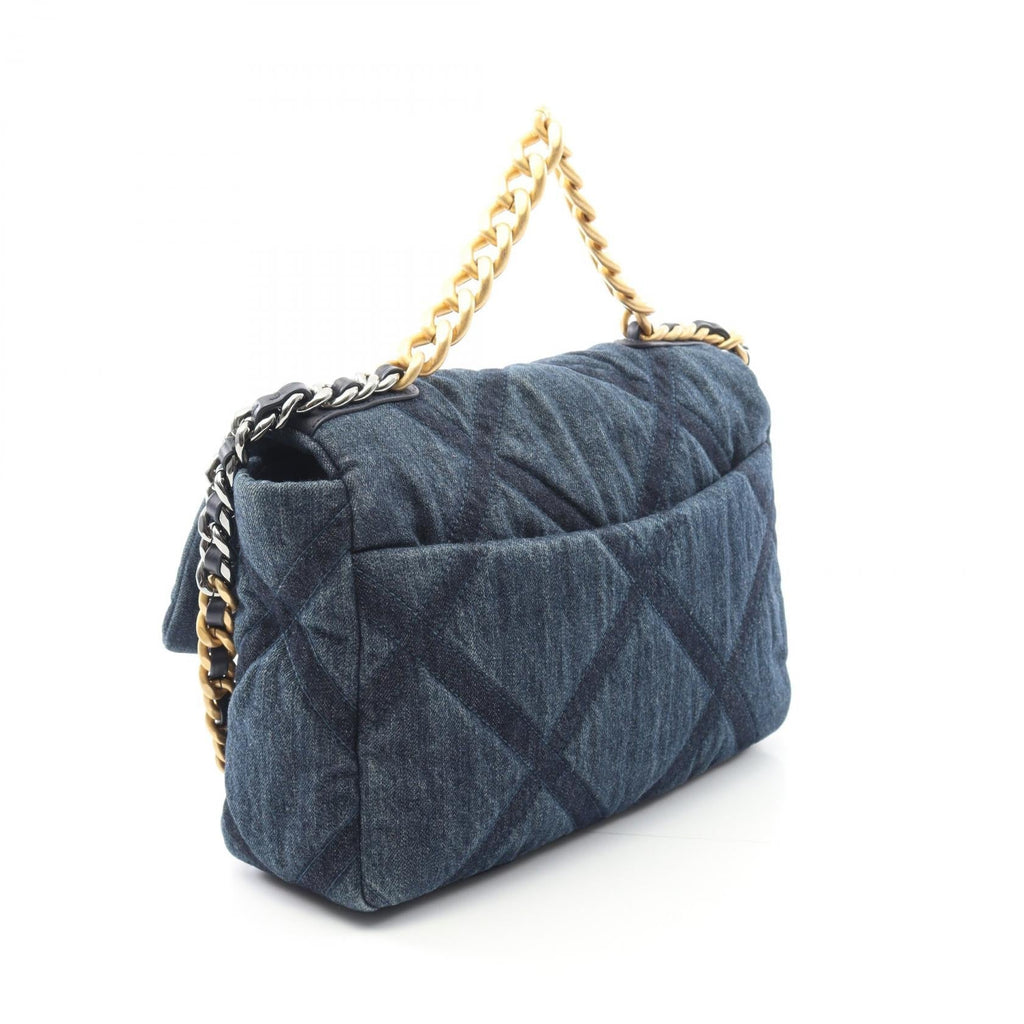 Chanel 19 Matelasse Denim Shoulder Bag