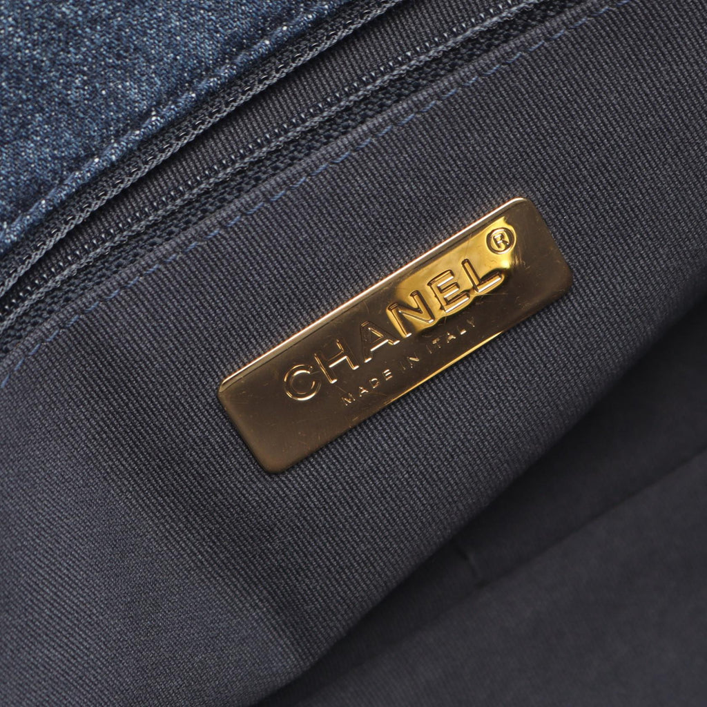 Chanel 19 Matelasse Denim Shoulder Bag