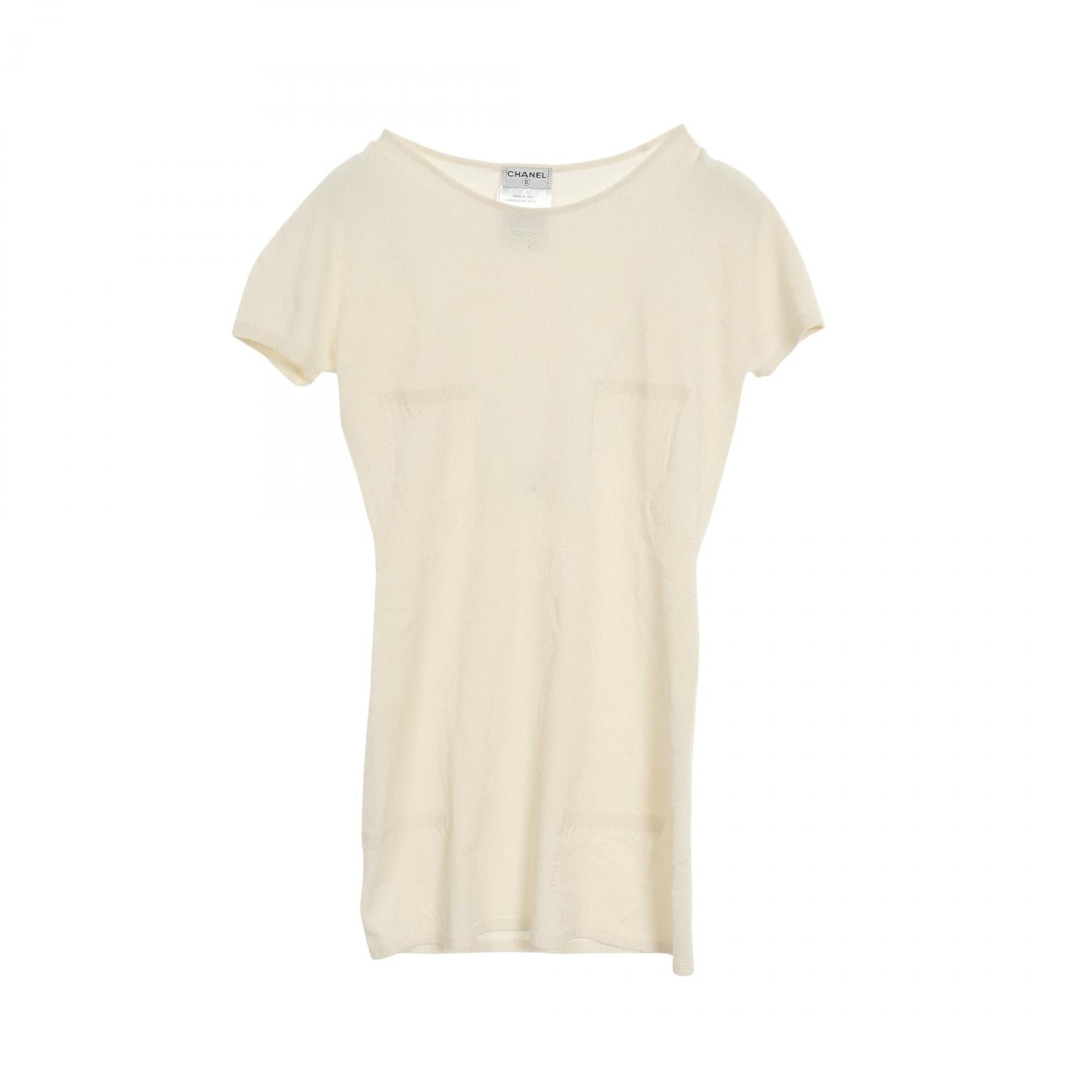 Chanel Coco Mark Rayon Knit Top