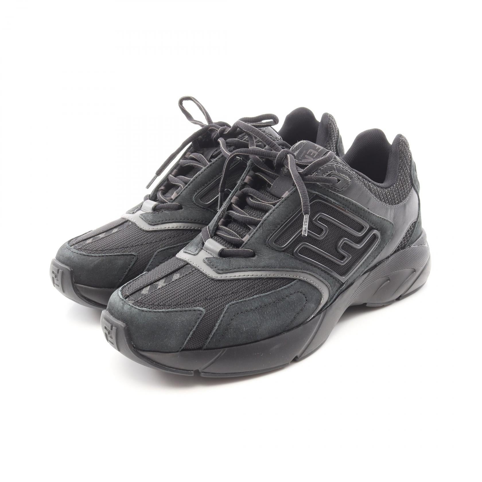 Fendi FASTER Suede Fabric Sneakers