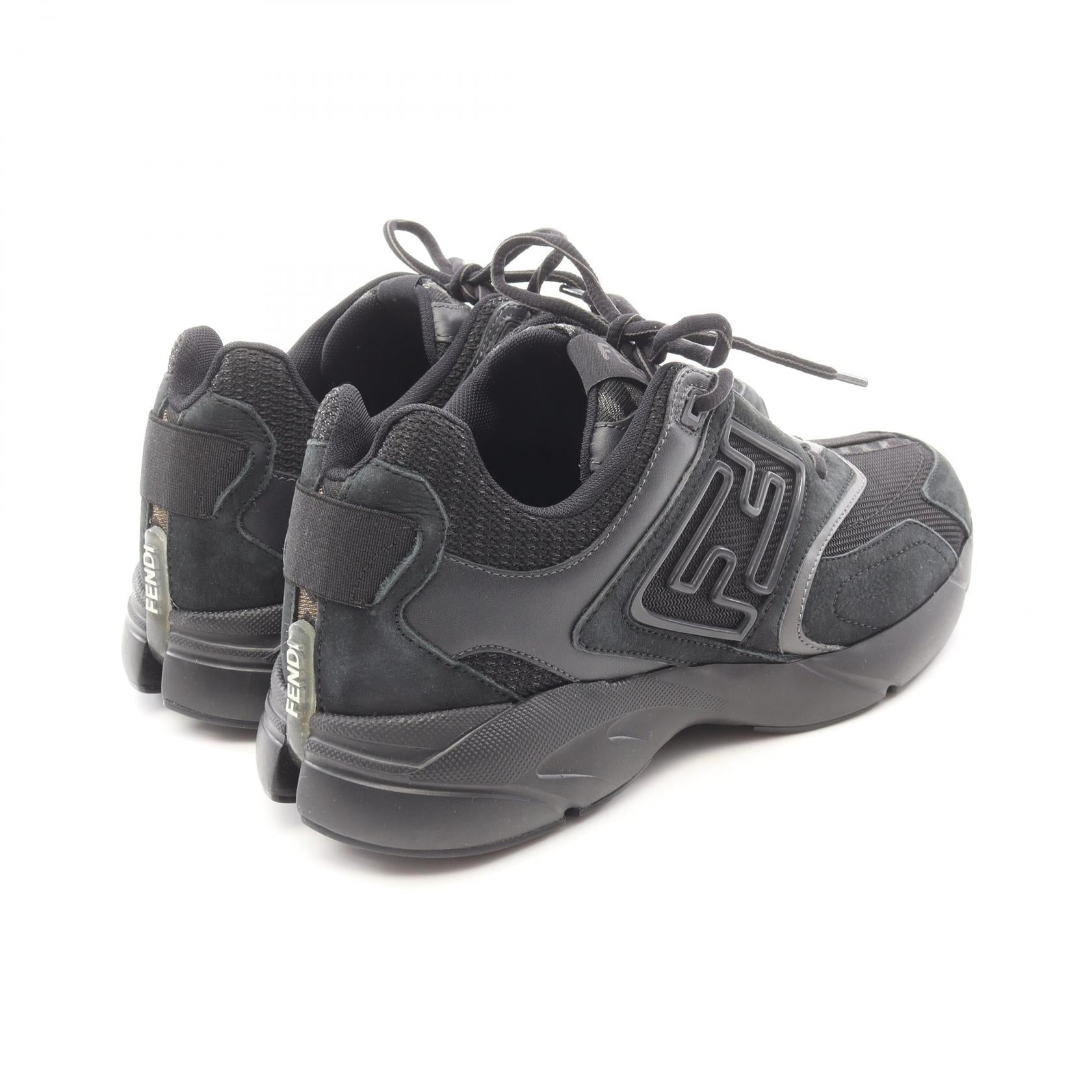 Fendi FASTER Suede Fabric Sneakers