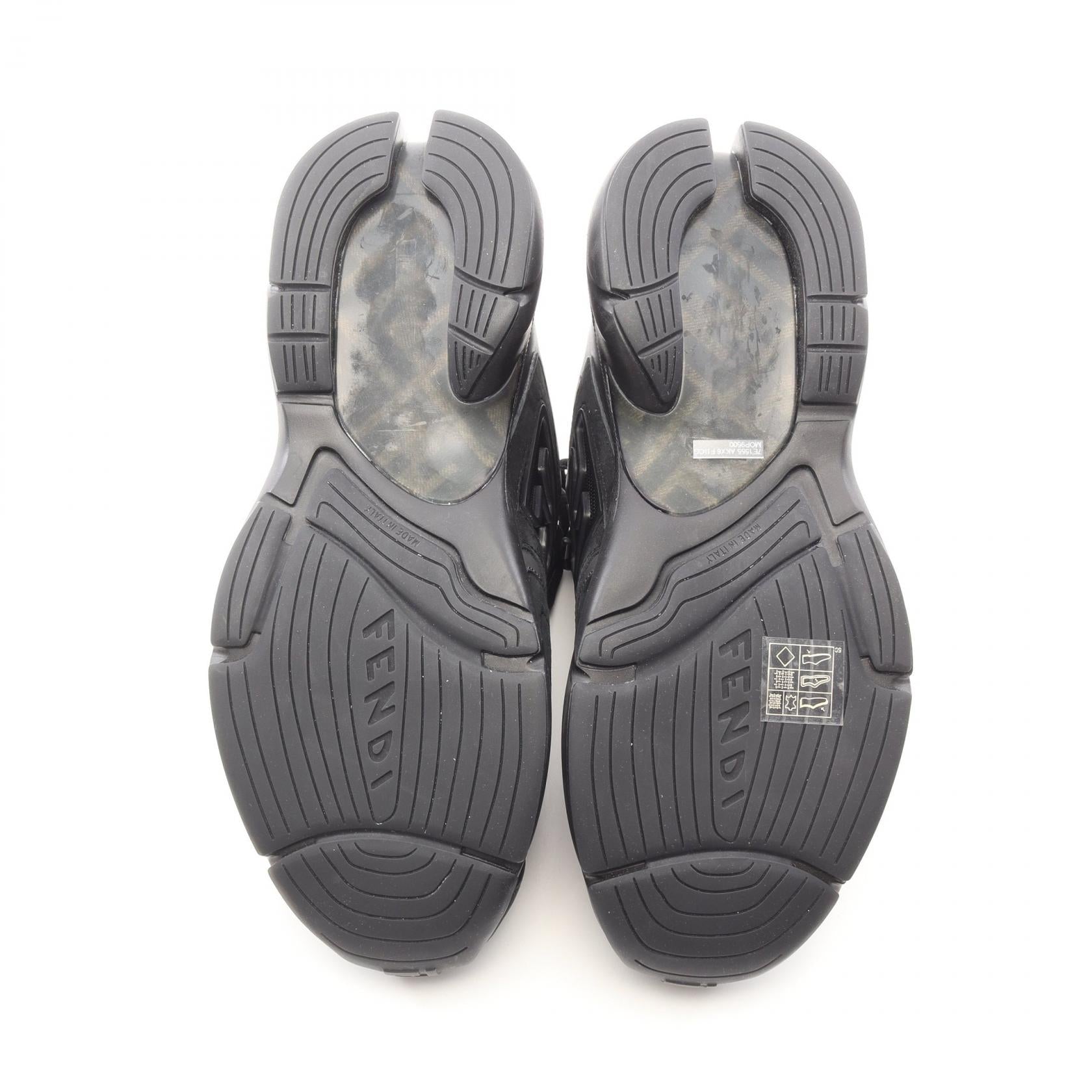 Fendi FASTER Suede Fabric Sneakers