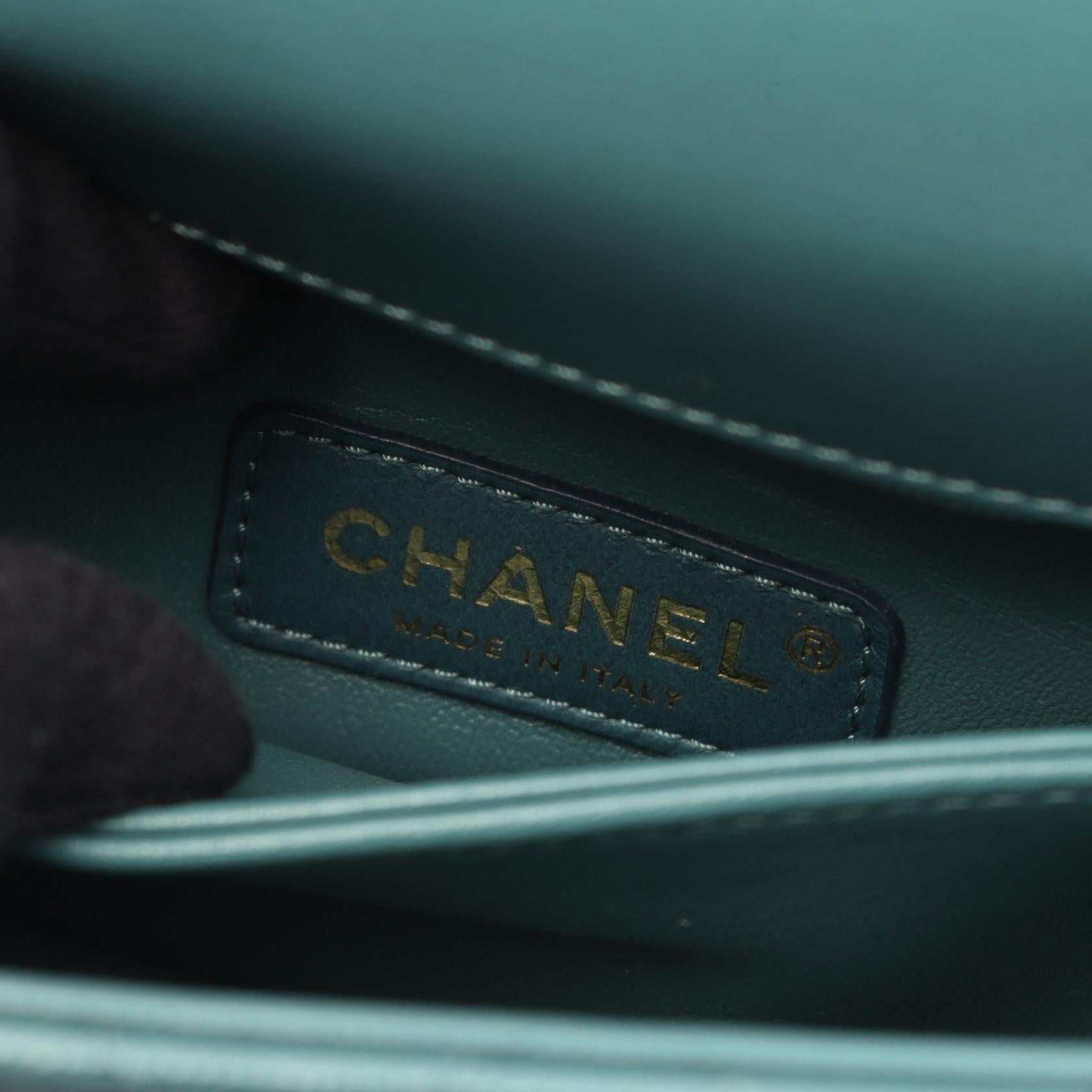 Chanel Coco Handle Grained Calfskin Handbag