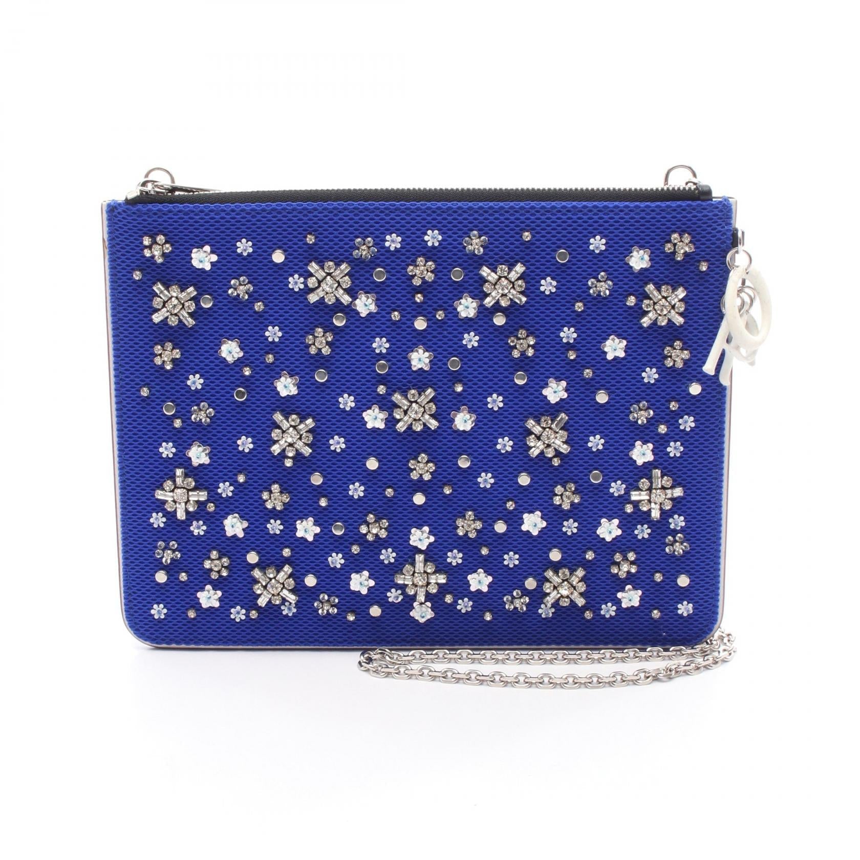 Christian Dior Leather Fabric Shoulder Bag