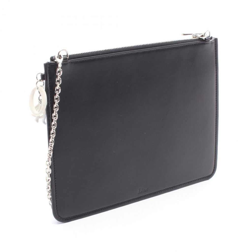 Christian Dior Leather Fabric Shoulder Bag