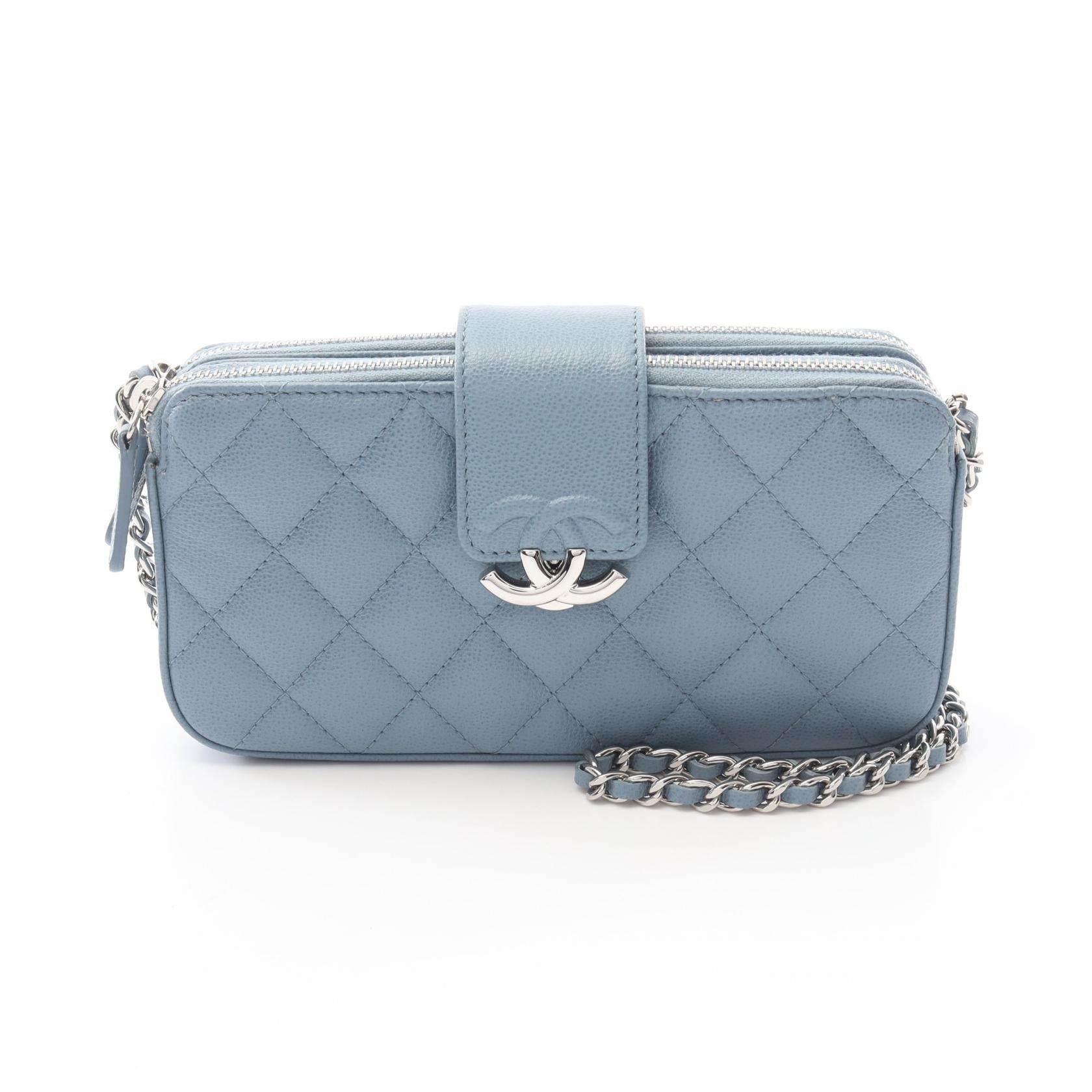 Chanel Half Coco Mark Matelassé Grained Calfskin Shoulder Bag