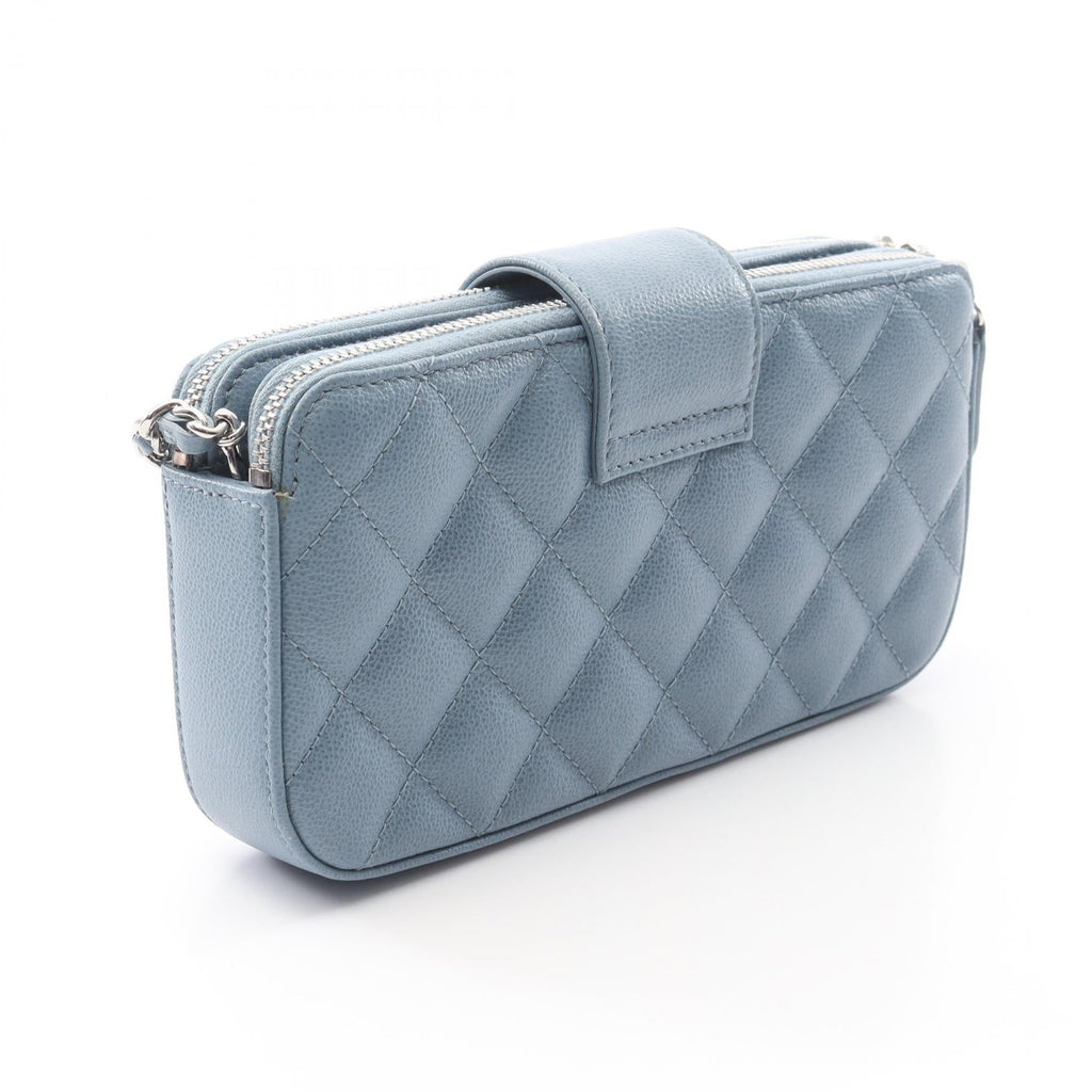 Chanel Half Coco Mark Matelassé Grained Calfskin Shoulder Bag