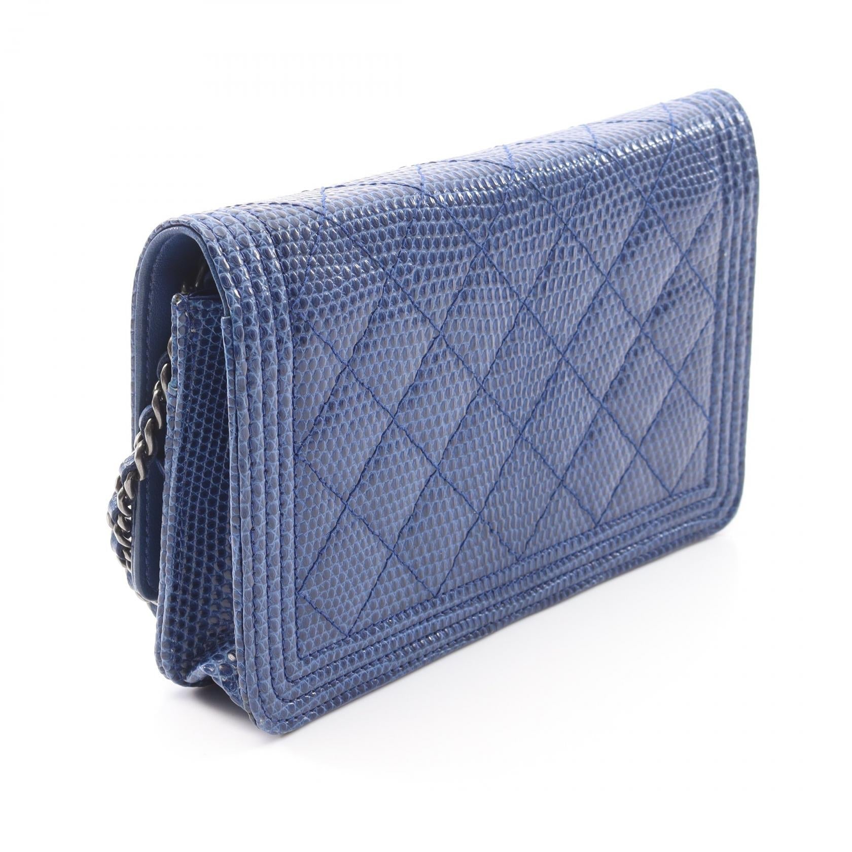 Chanel Boy Chanel Exotic Leather Shoulder Bag