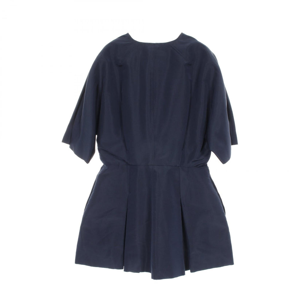 Dior Front Zip Silk Blouse
