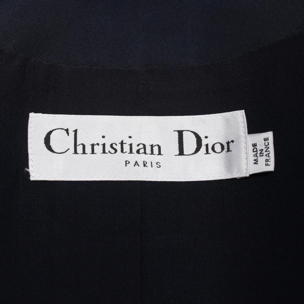 Dior Front Zip Silk Blouse