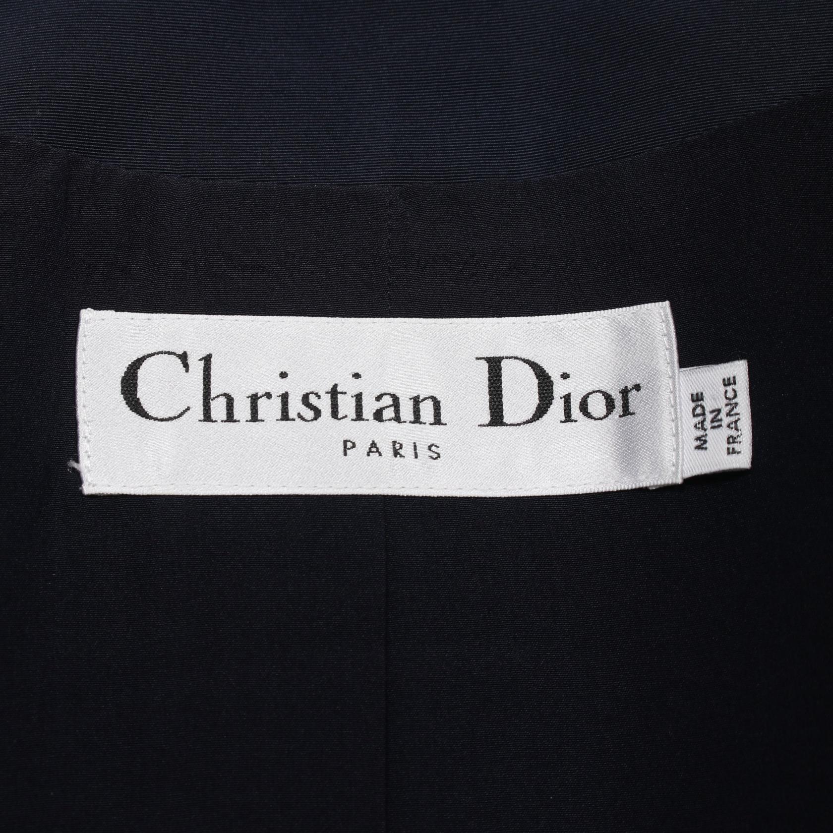Dior Front Zip Silk Blouse