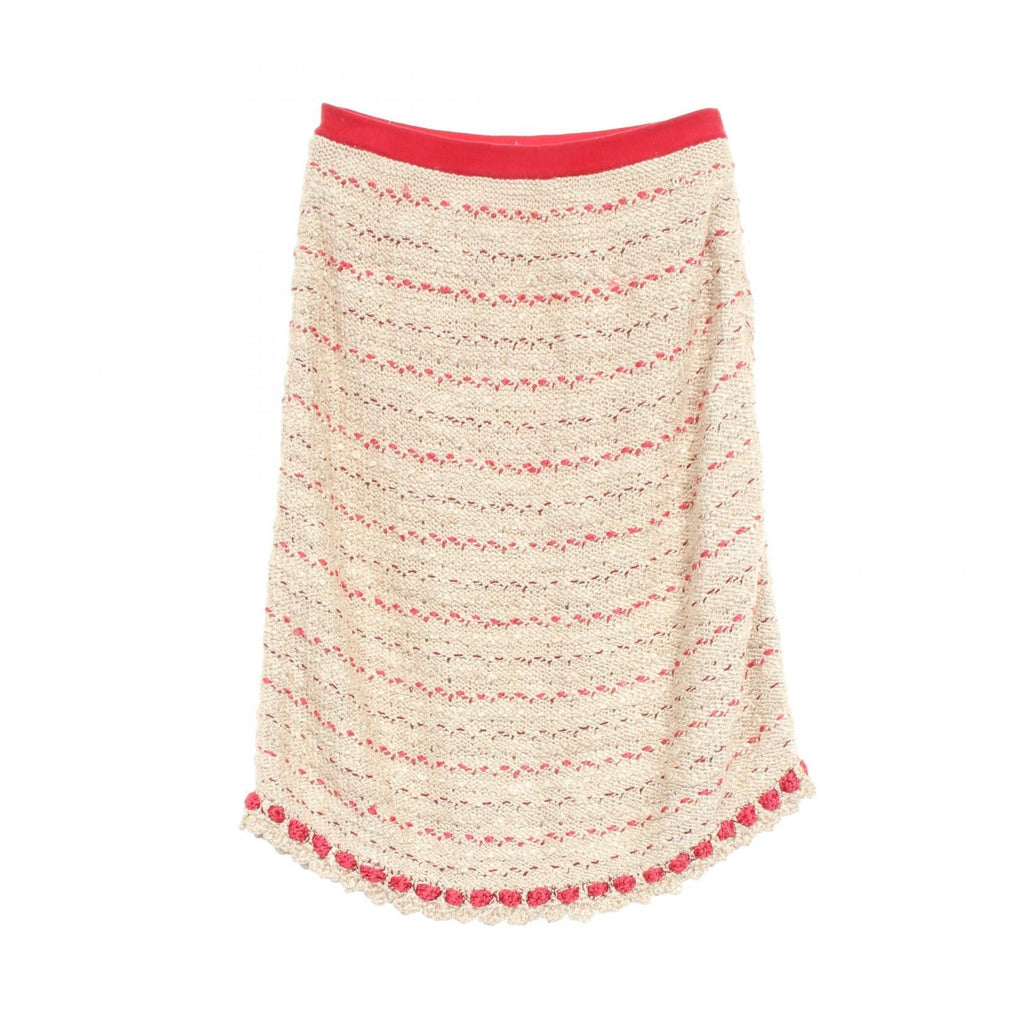 Chanel Silk Wool Skirt