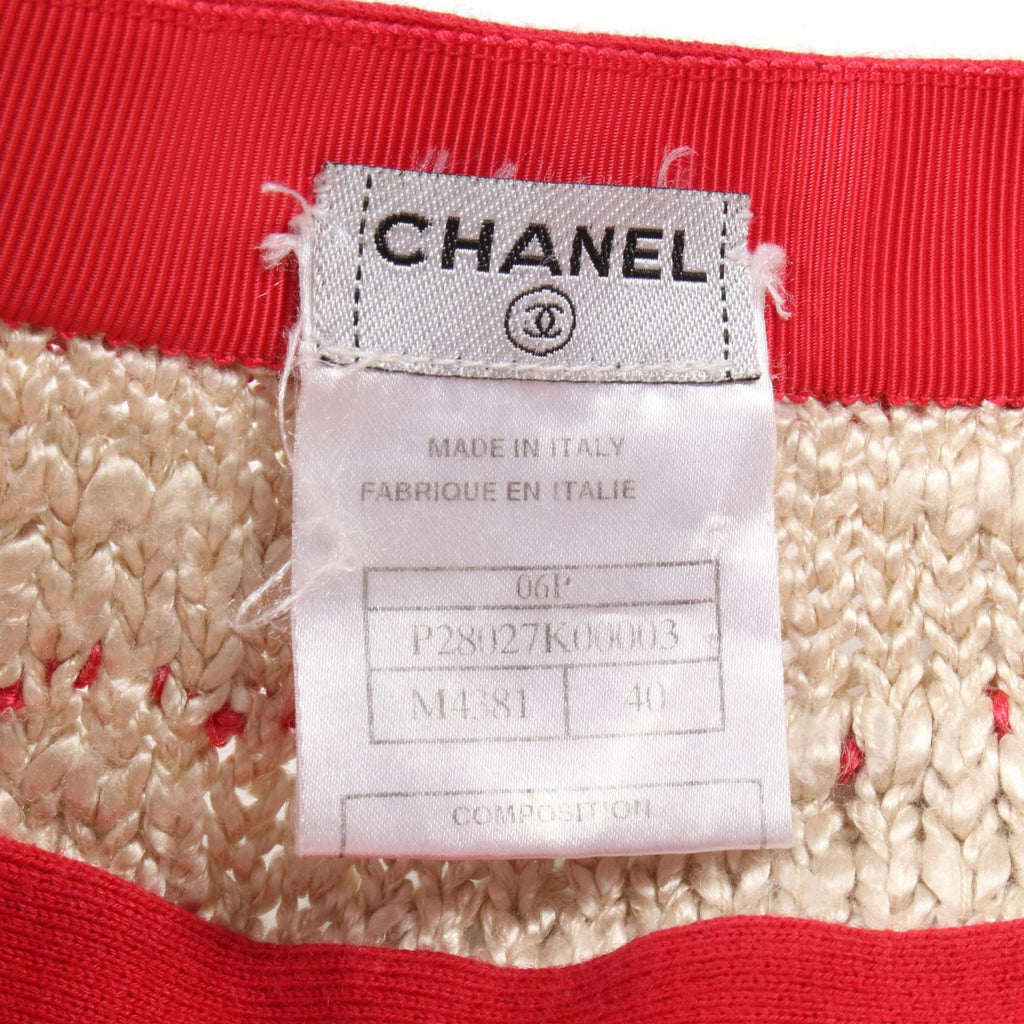 Chanel Silk Wool Skirt