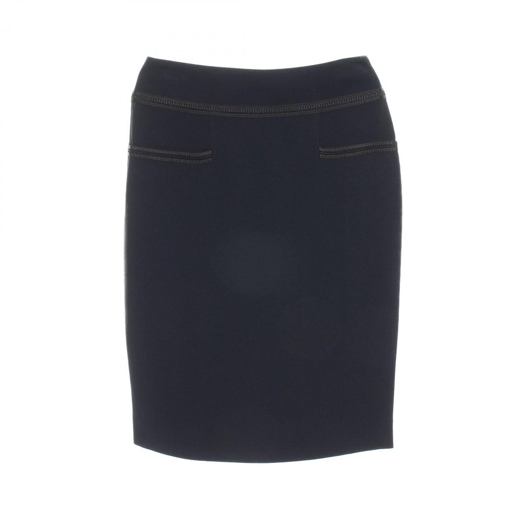 Chanel Camelia Button Rayon Acetate Skirt
