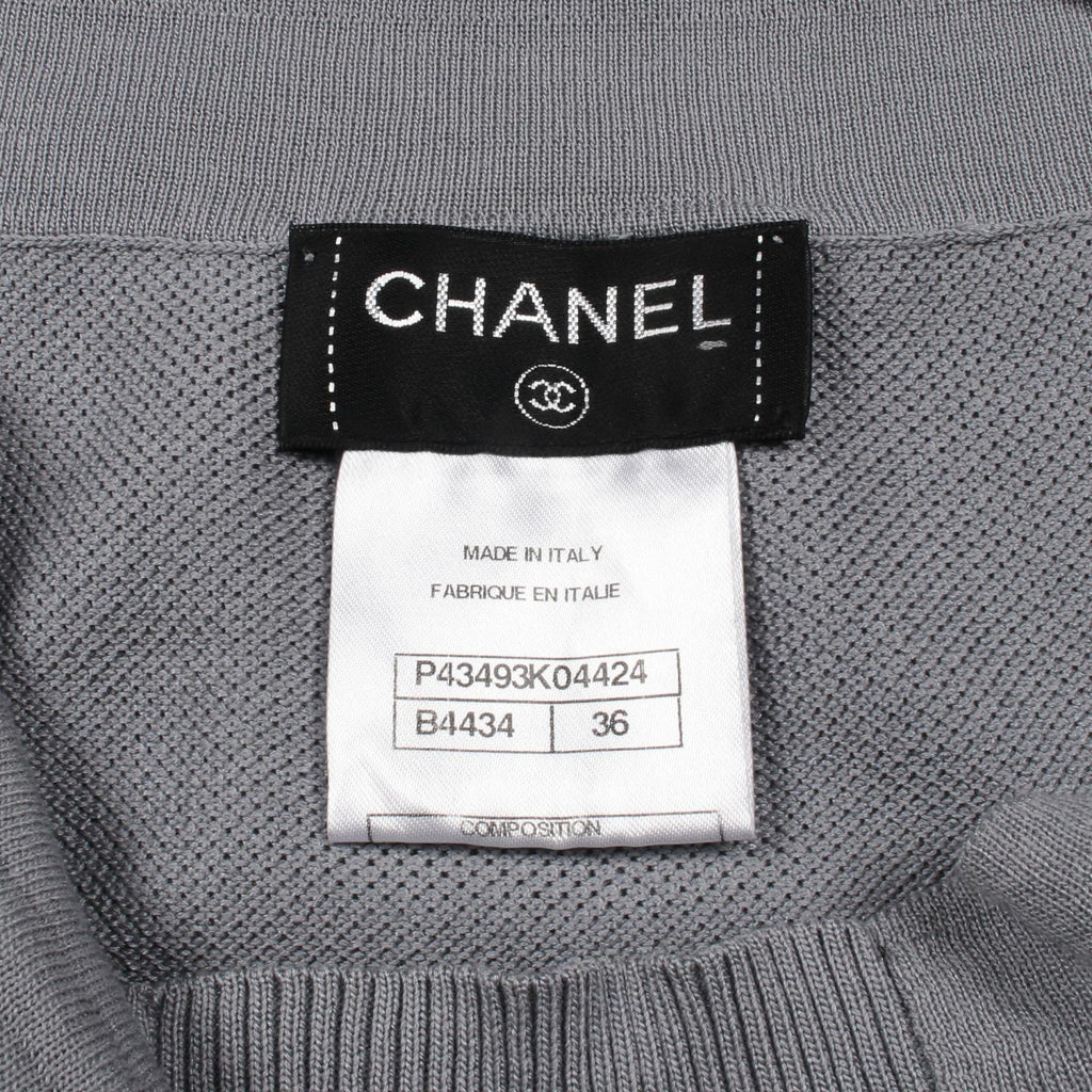 Chanel Coco Mark Silk Skirt