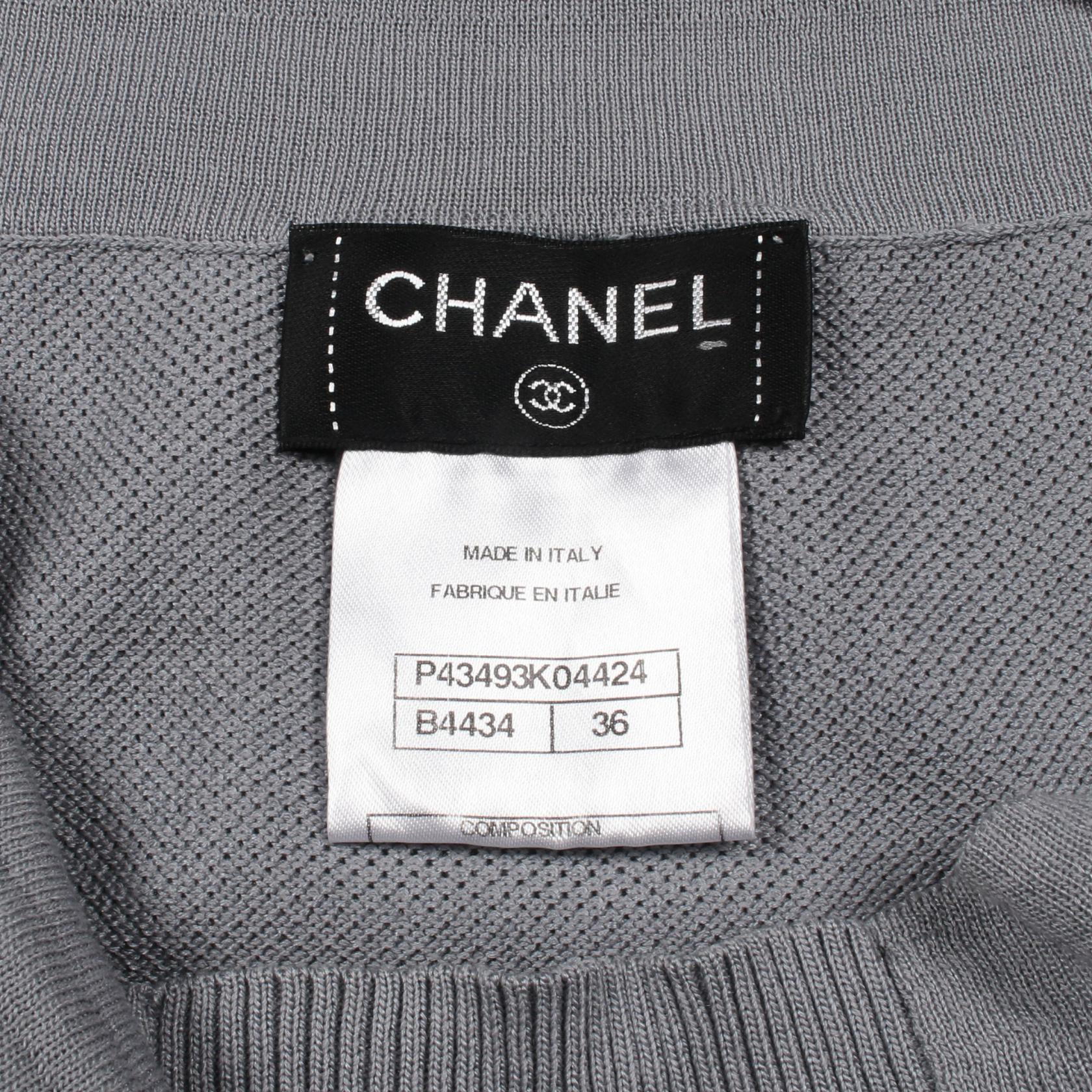 Chanel Coco Mark Silk Skirt