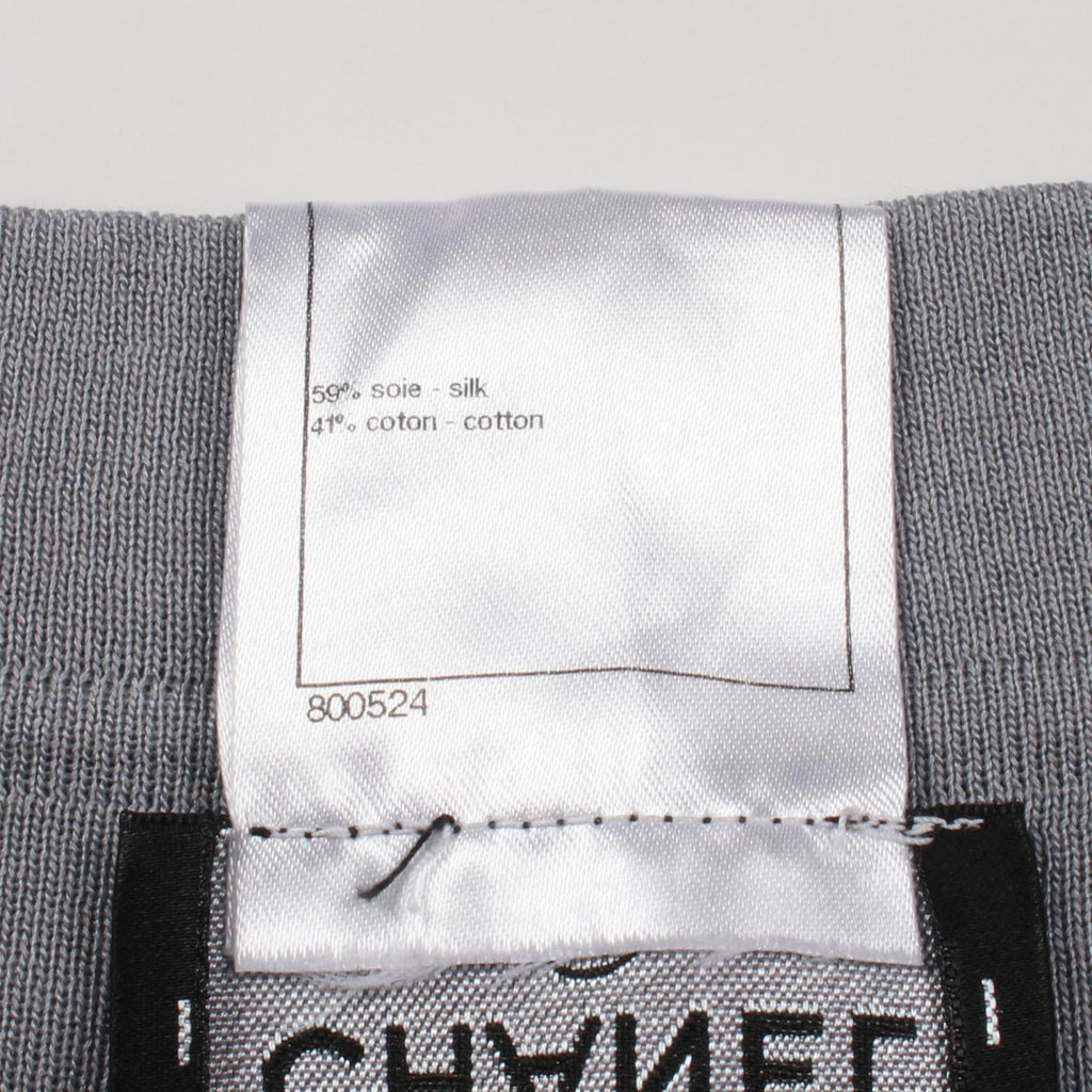Chanel Coco Mark Silk Skirt