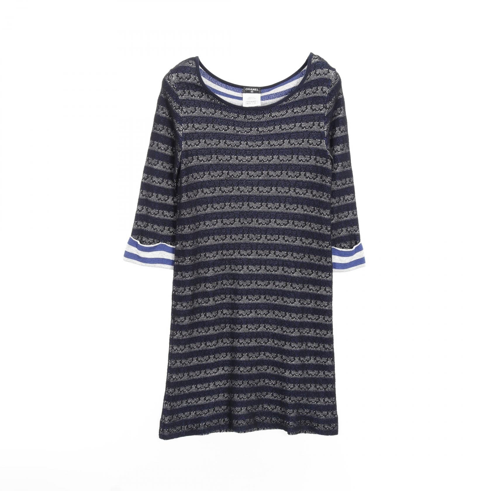 Chanel Dress Cotton Rayon Silk Dress