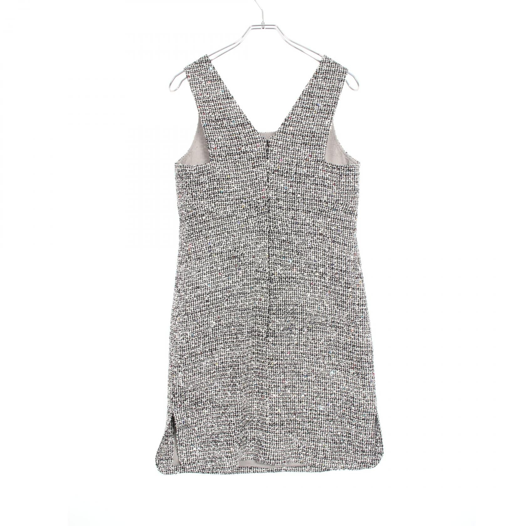 Chanel Tweed Cotton Wool Dress