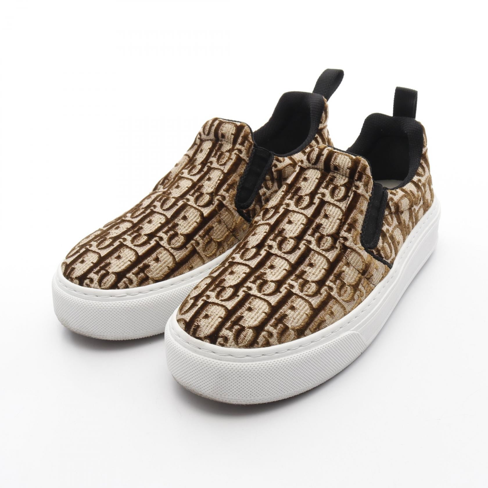 Dior DIOR SOLAR Oblique Fabric Slip-on Shoes