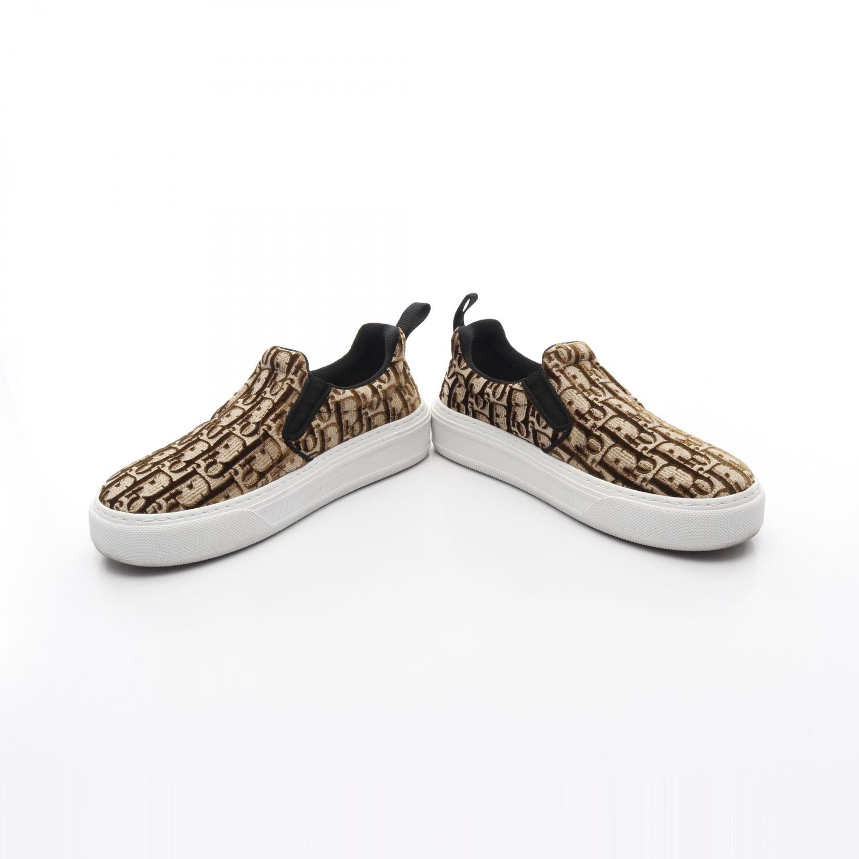 Dior DIOR SOLAR Oblique Fabric Slip-on Shoes