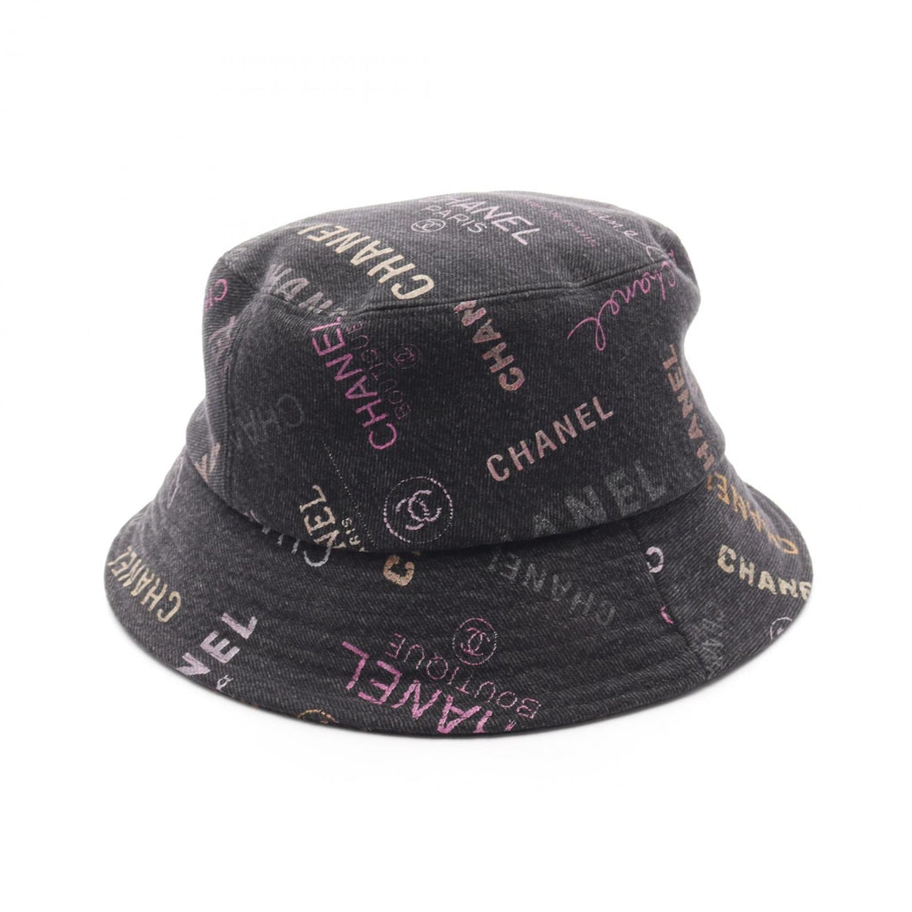 Chanel Crusher Denim Cotton Bucket Hat