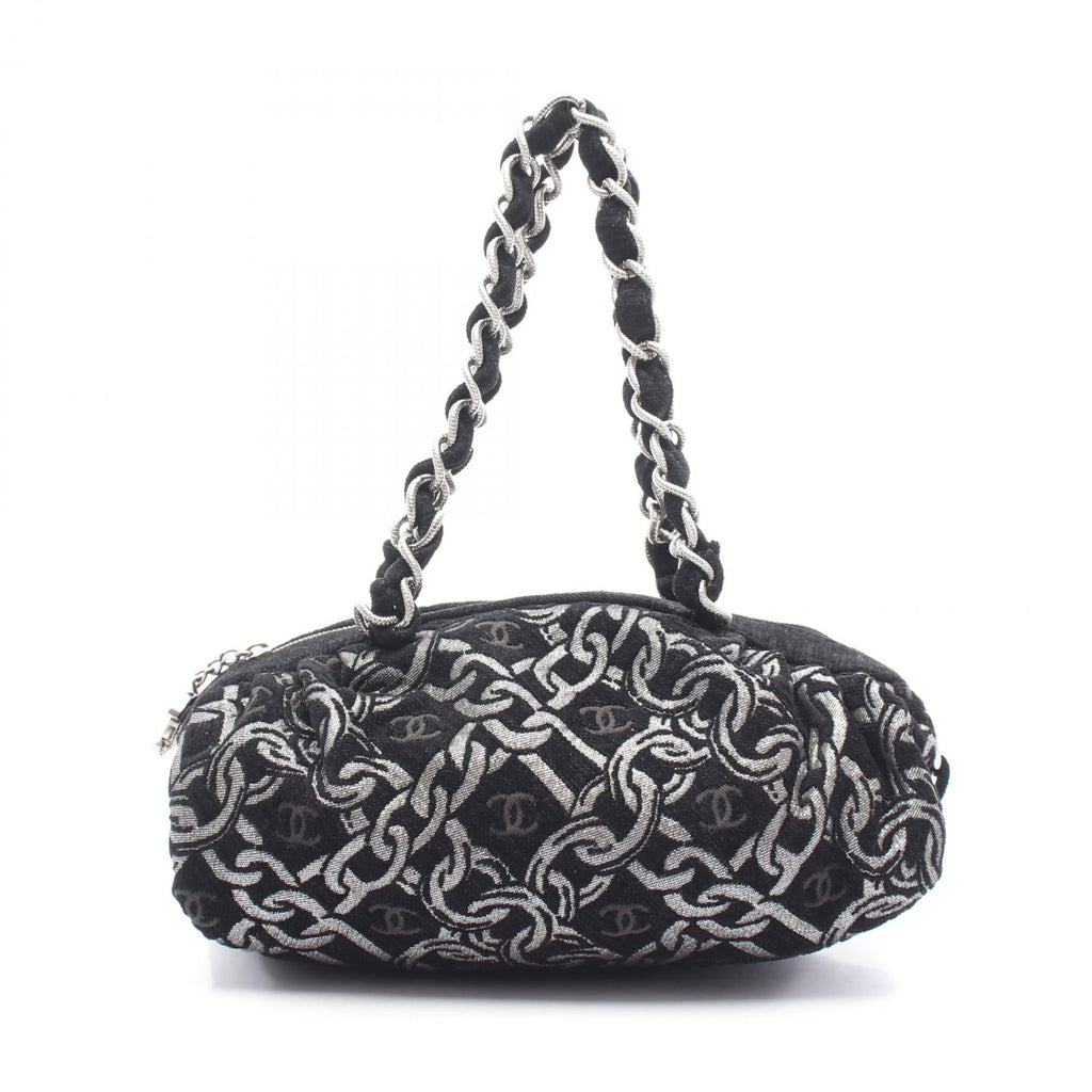 Chanel Coco Mark Fabric Handbag