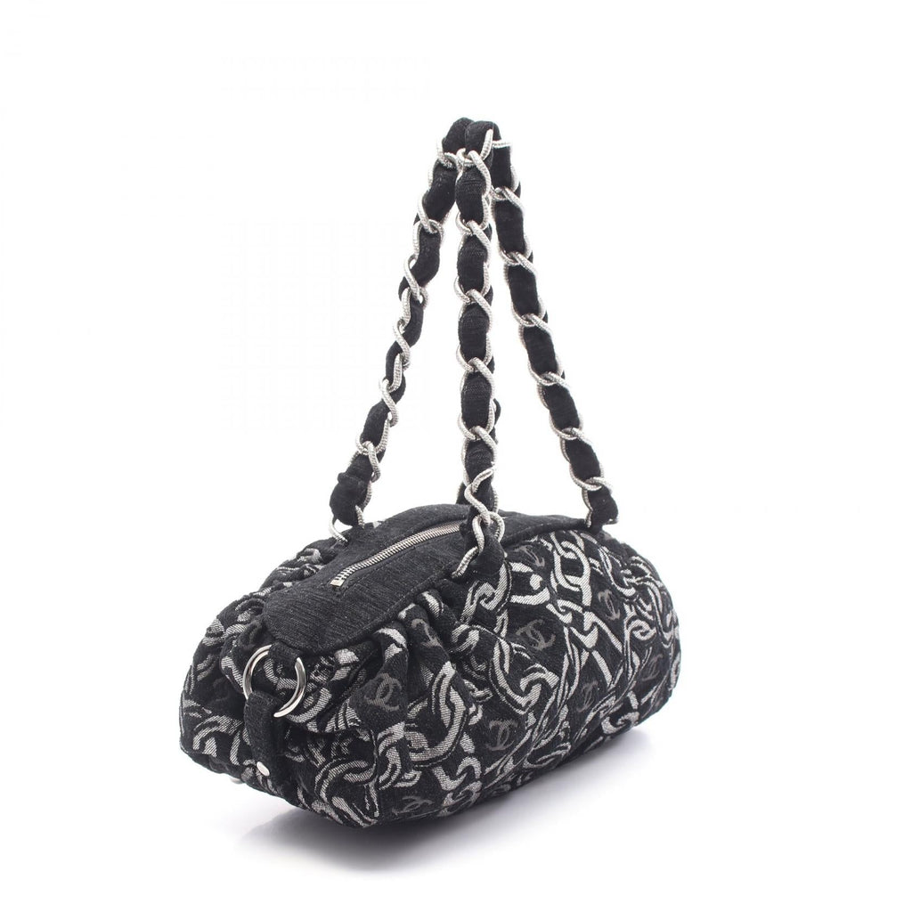 Chanel Coco Mark Fabric Handbag