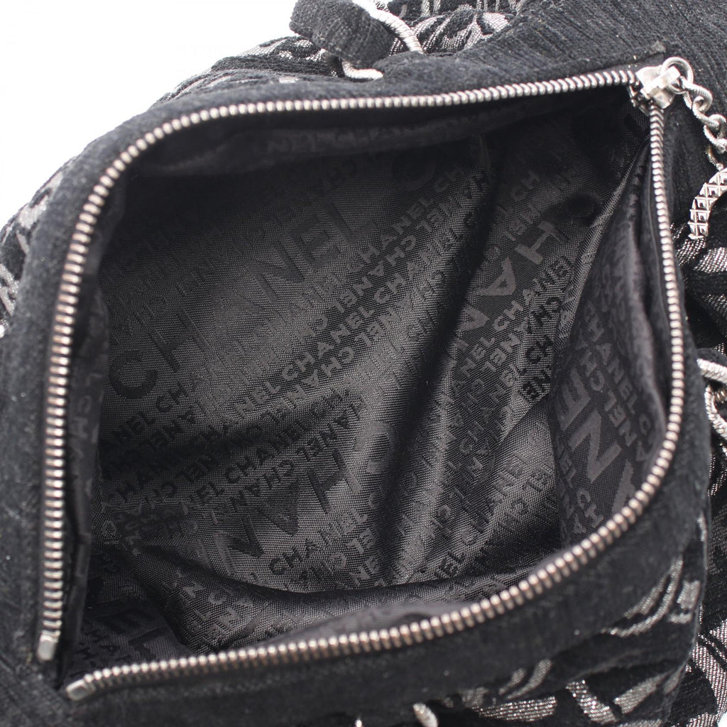 Chanel Coco Mark Fabric Handbag