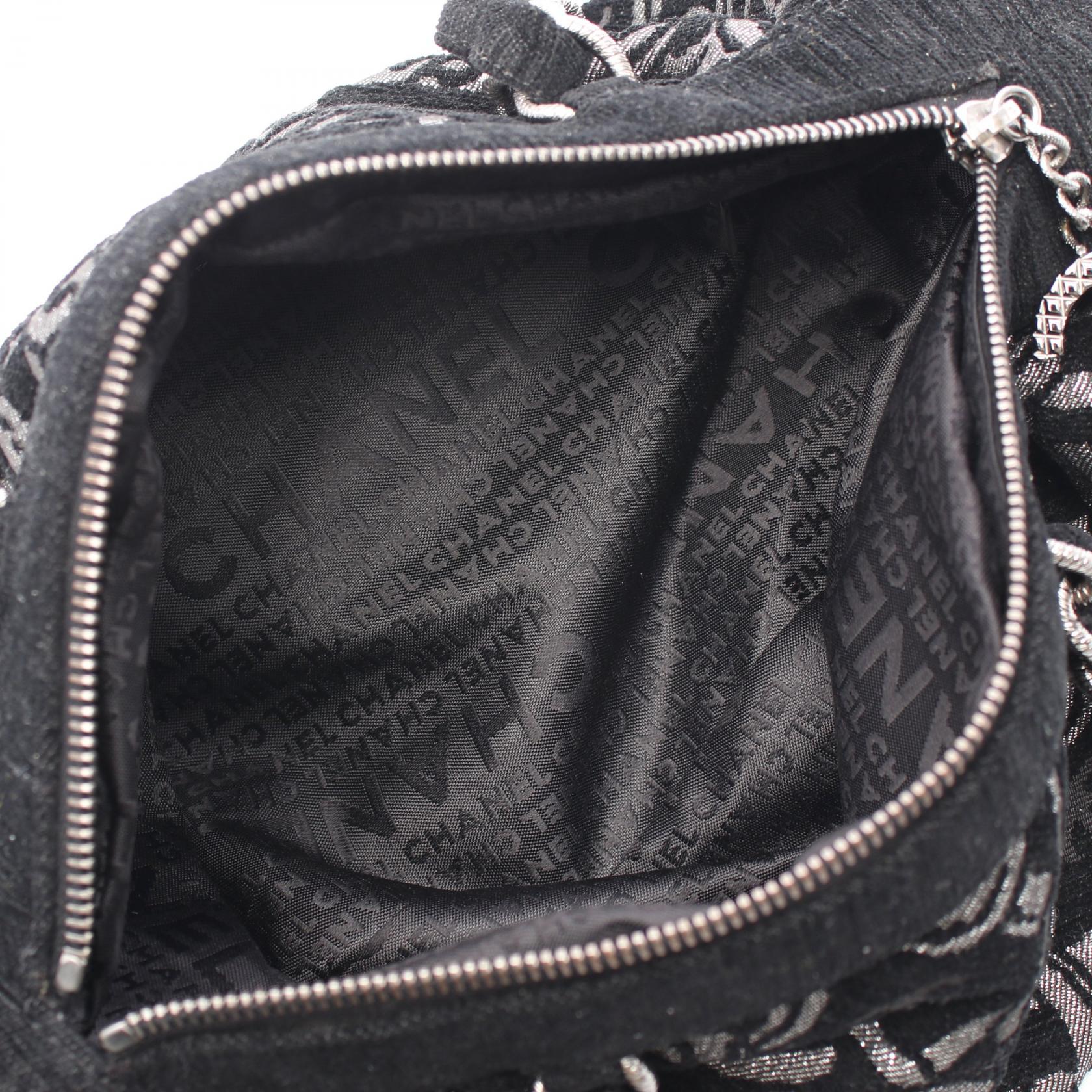 Chanel Coco Mark Fabric Handbag