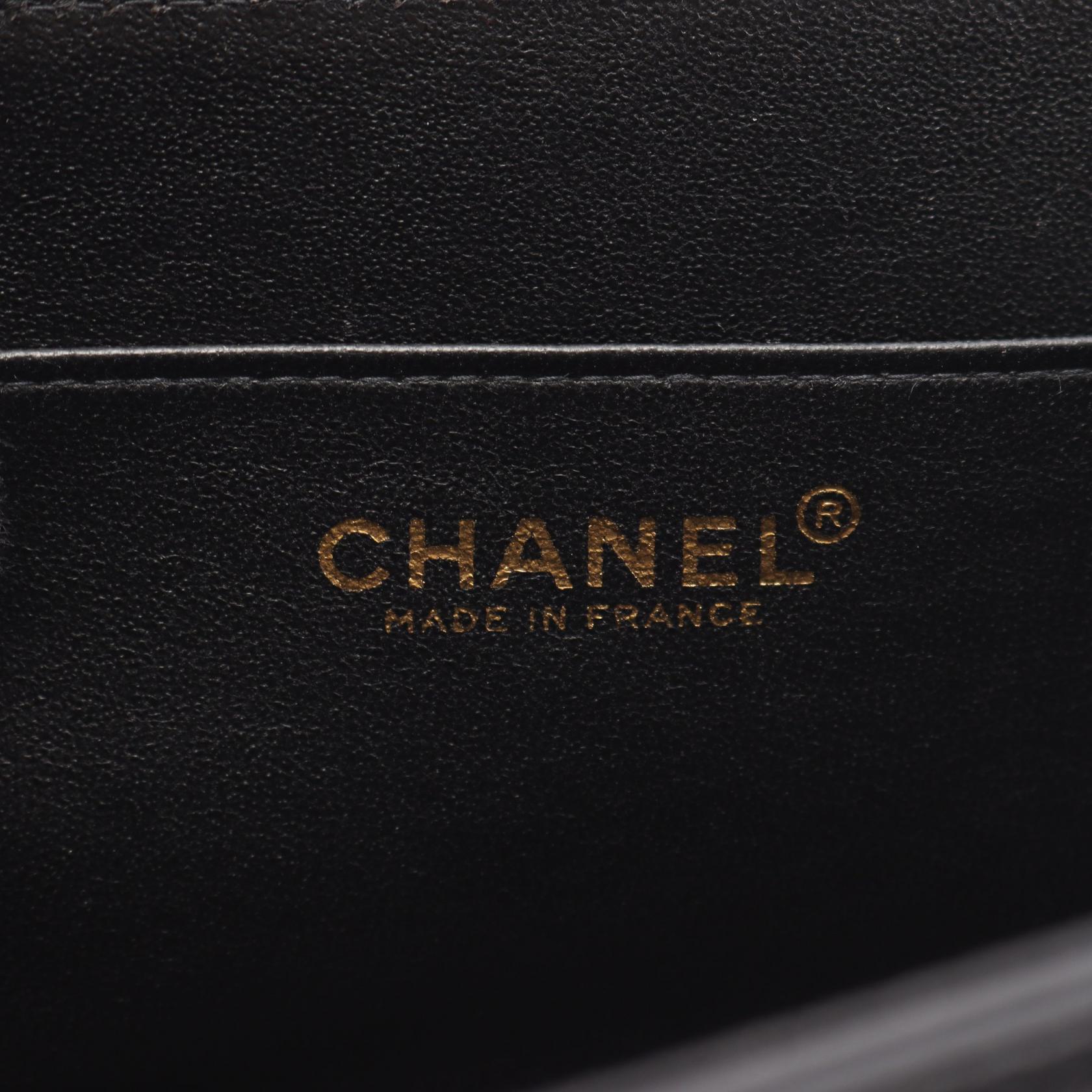 Chanel 2.55 Choco Bar Lambskin Shoulder Bag