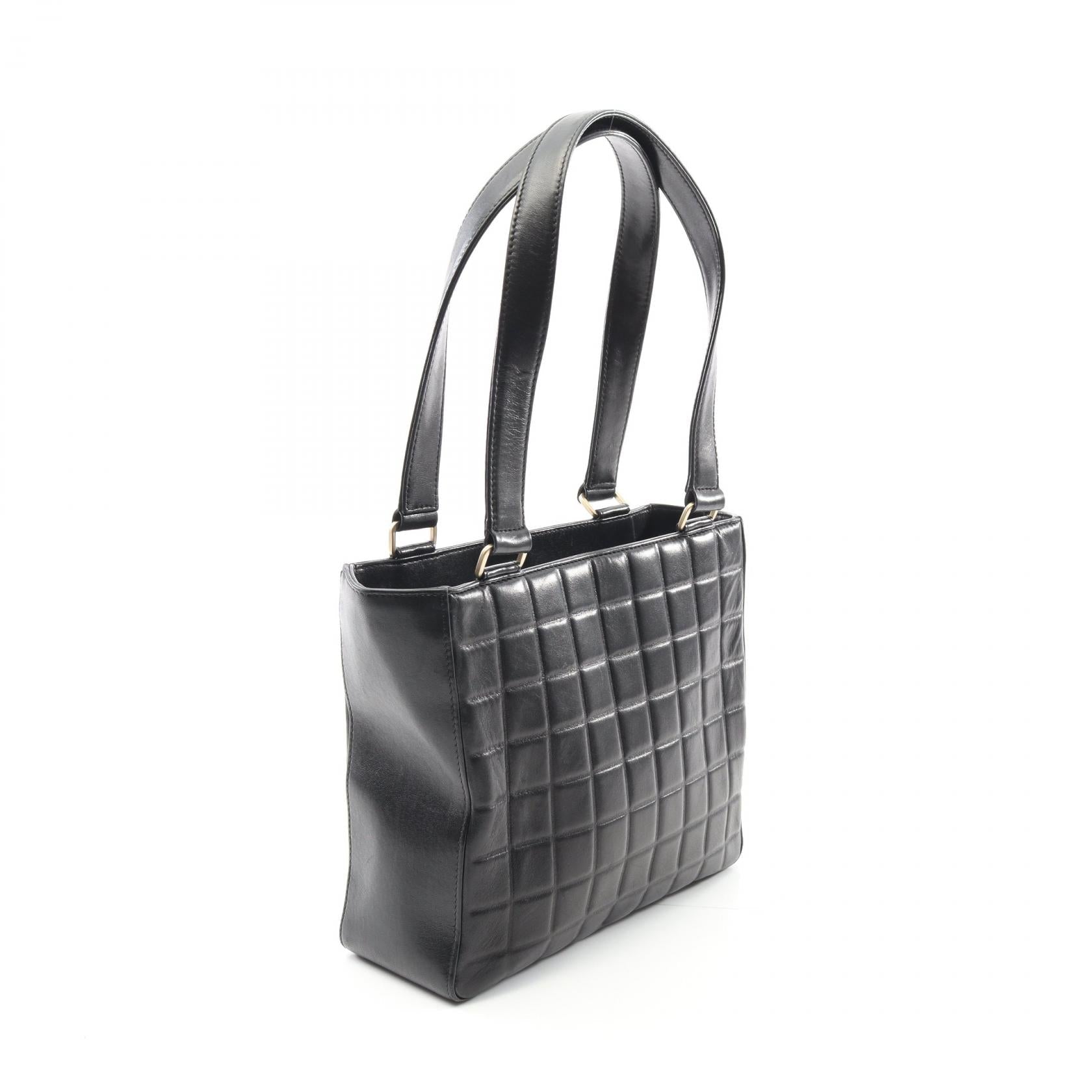 Chanel Choco Bar Lambskin Tote Bag