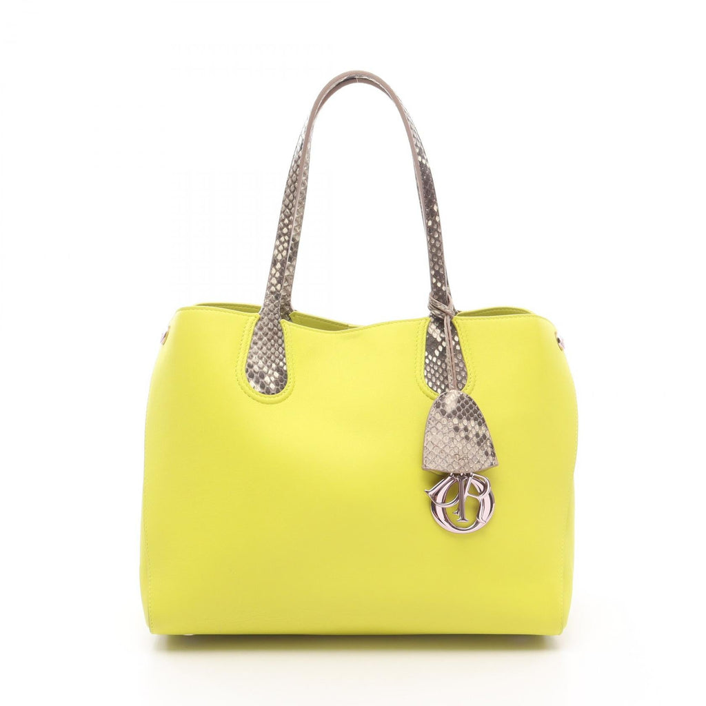 Dior Addict Leather Exotic Leather Tote Bag
