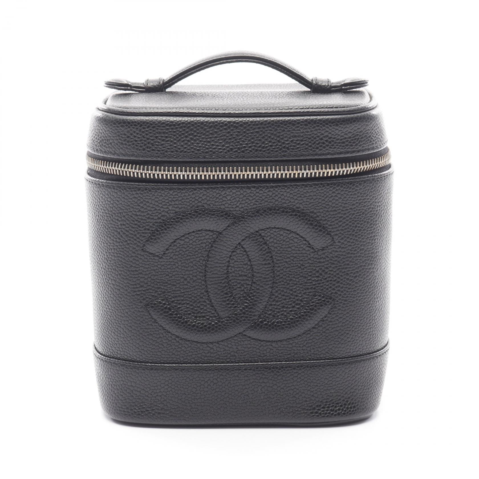 Chanel Coco Mark Grained Calfskin Handbag