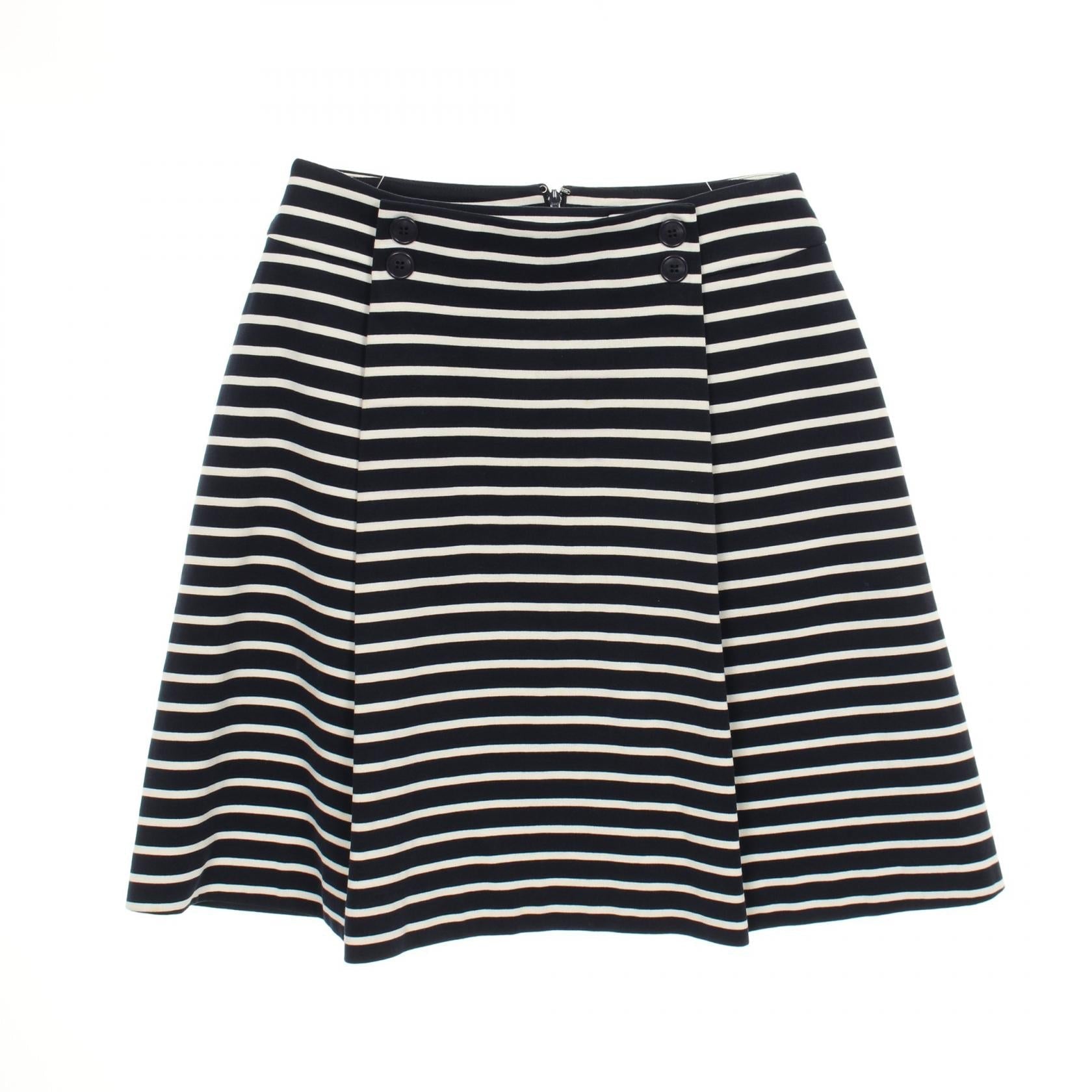 Dior Marine Stripe Cotton Skirt