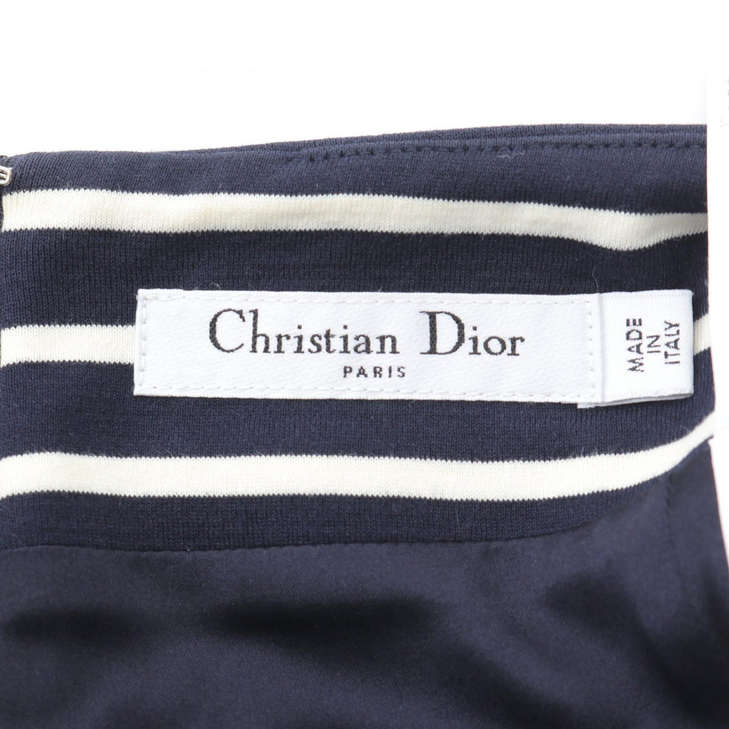 Dior Marine Stripe Cotton Skirt