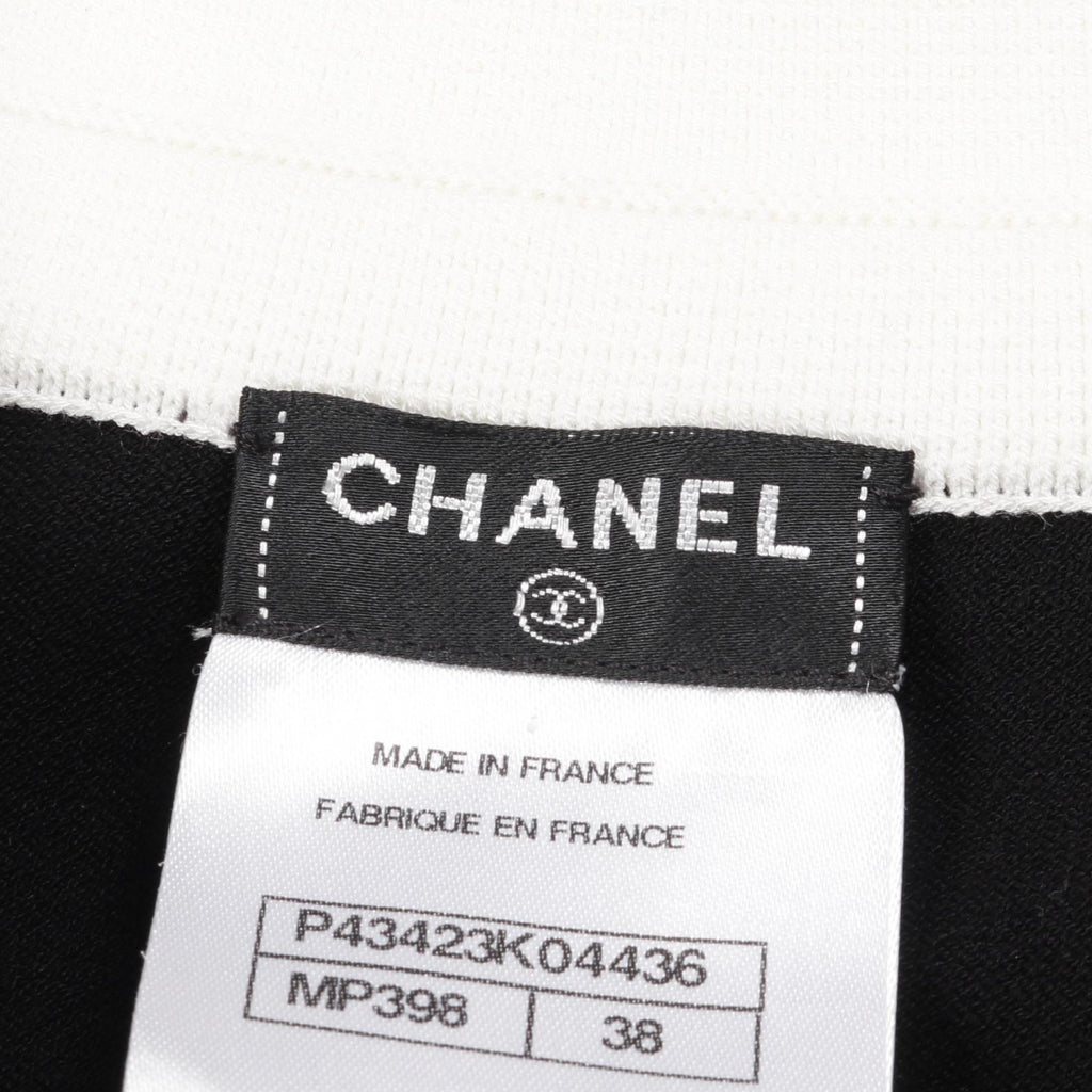 Chanel Coco Mark Button Cotton Rayon Dress