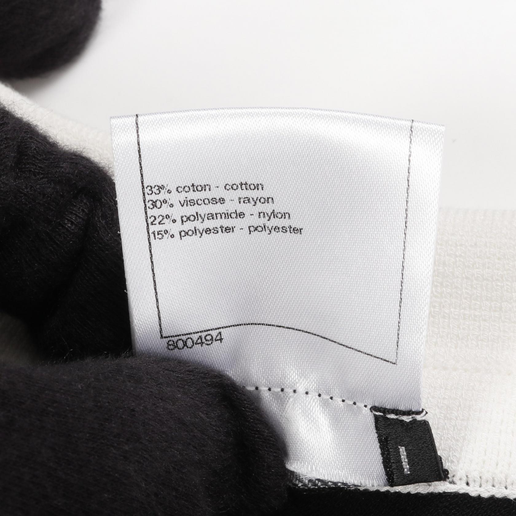 Chanel Coco Mark Button Cotton Rayon Dress