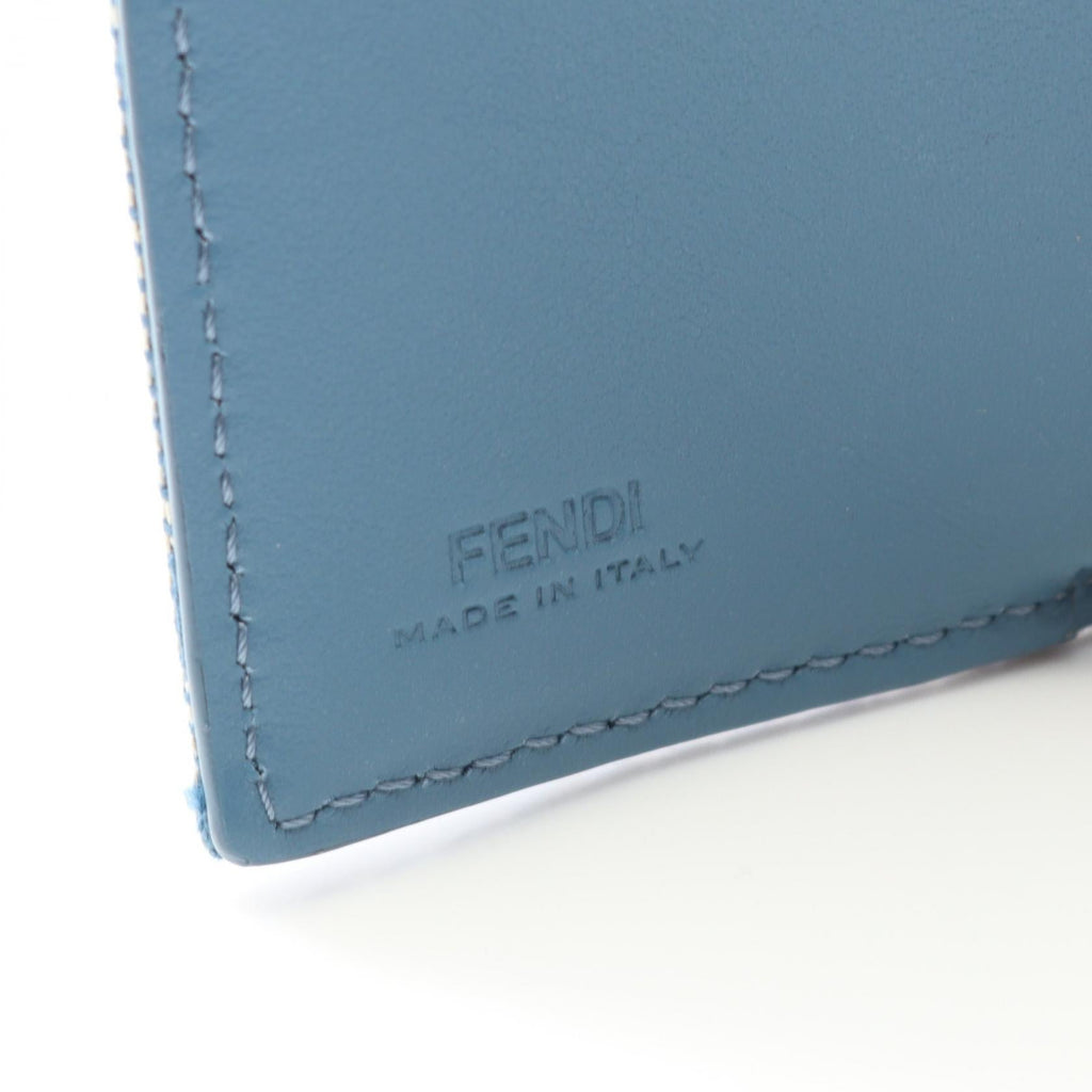 Fendi Baguette Zucca Canvas Trifold Wallet