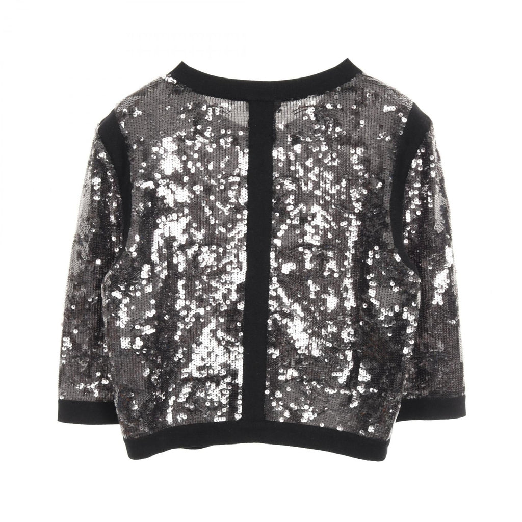 Chanel Coco Mark Sequin Nylon Cotton Jacket