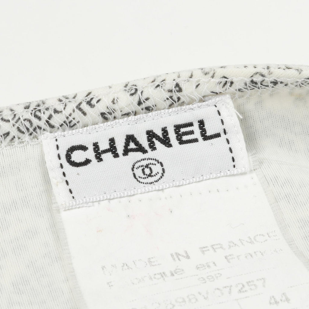 Chanel Logo Pattern Nylon Tank Top