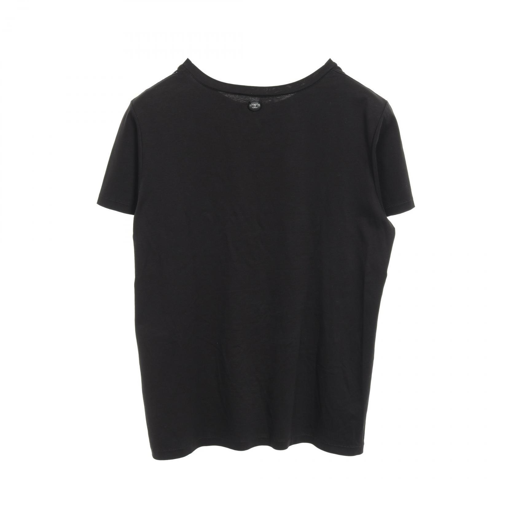 Chanel Gabrielle Flocky Print Cotton Top