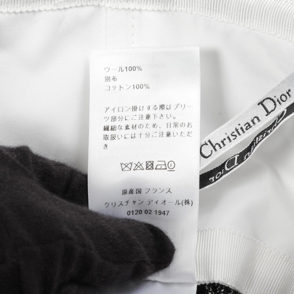 Dior Pleated Wool Skirt