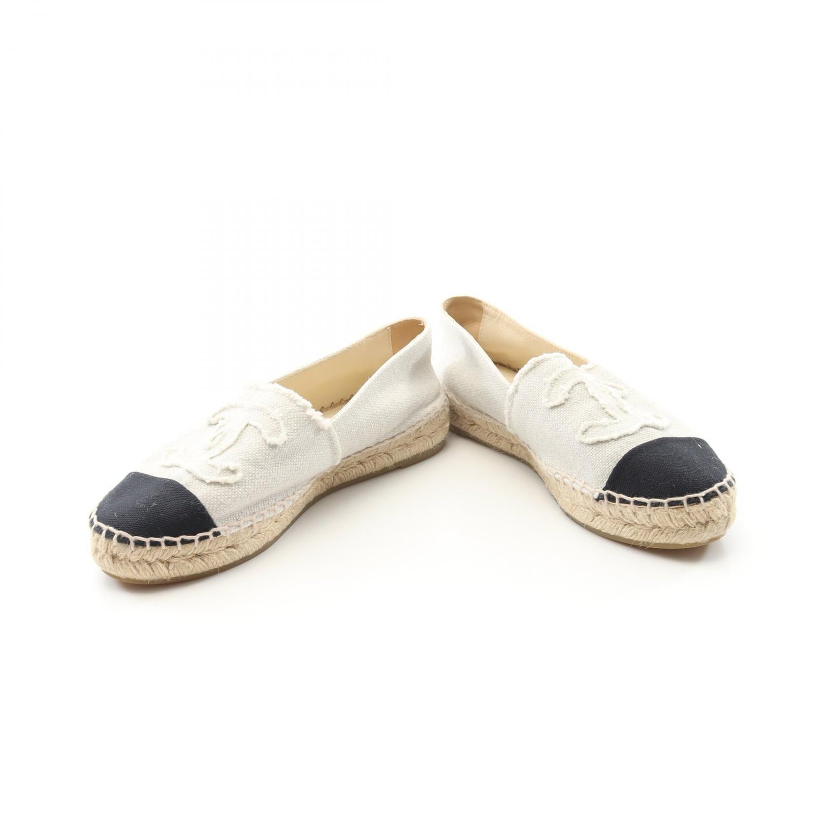 Chanel Coco Mark Canvas Shoes