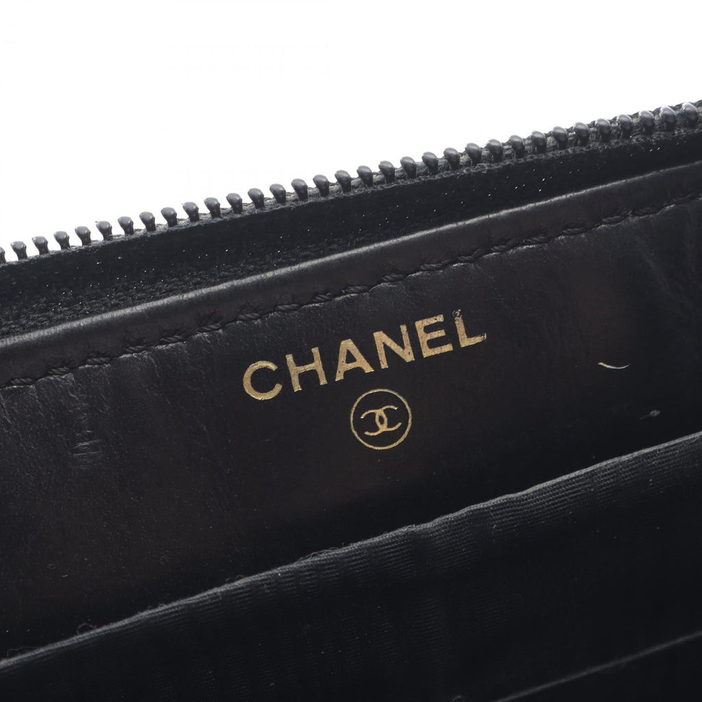 Chanel Coco Mark Caviar Skin Long Wallet