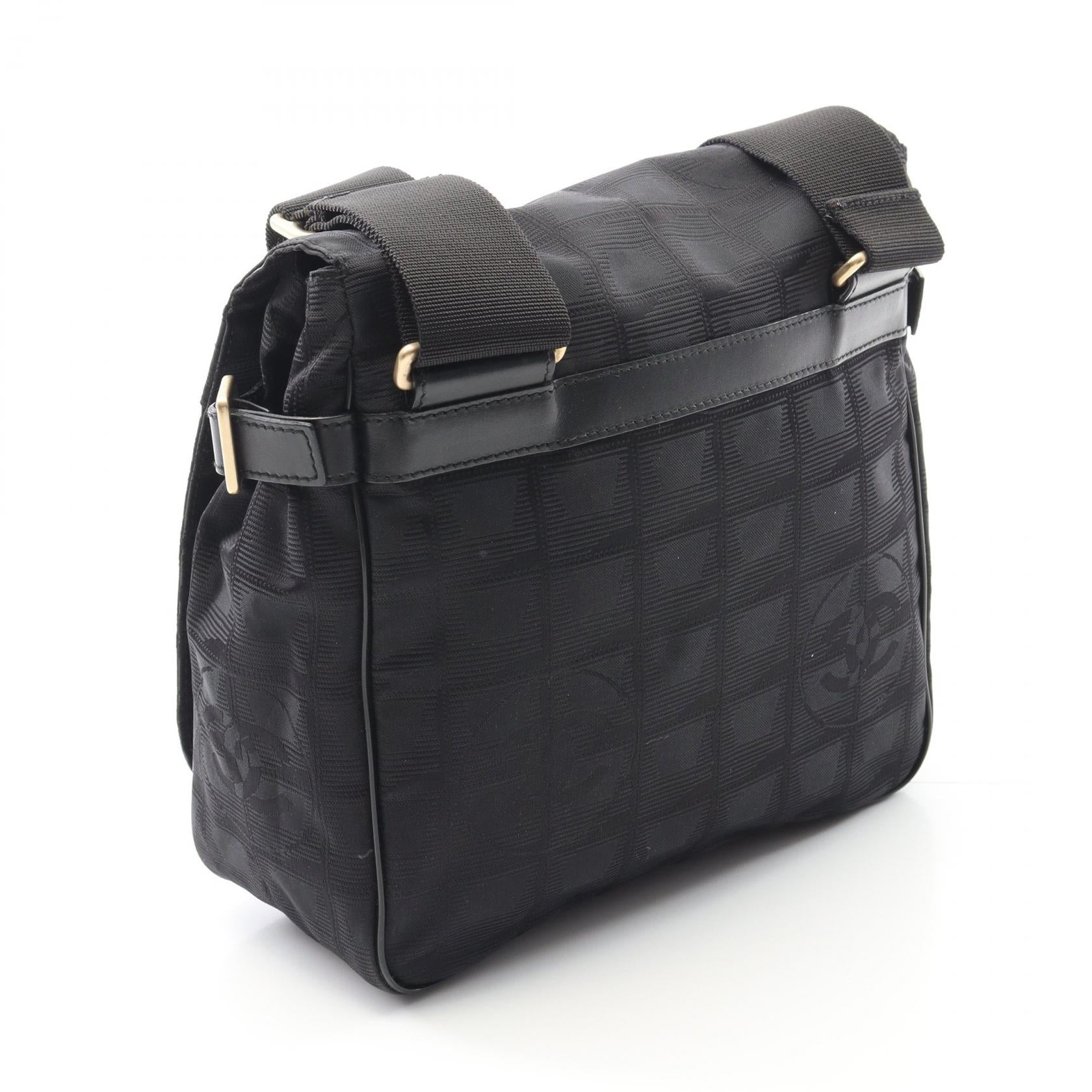 Chanel New Travel Line Nylon Canvas Shoulder Bag