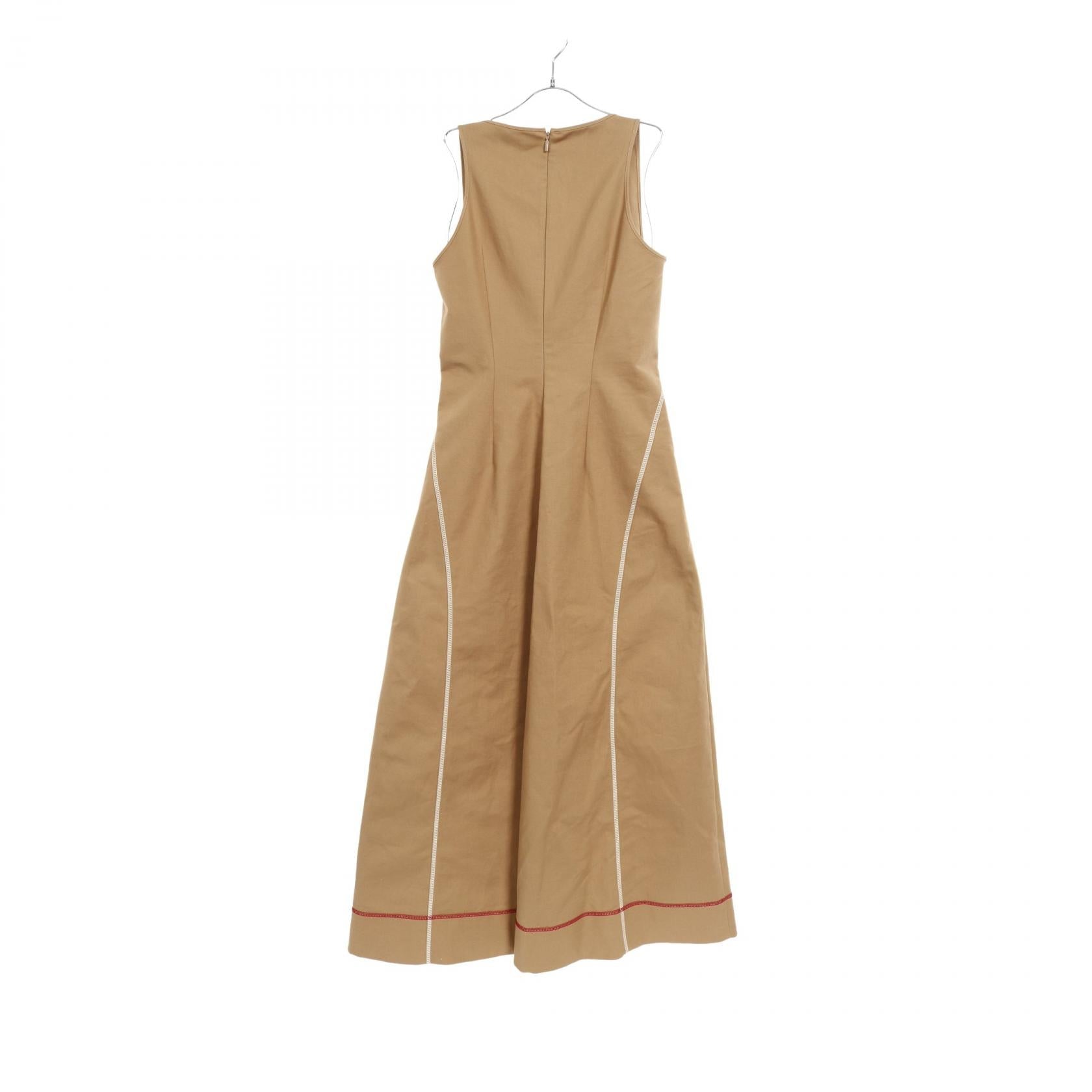 Fendi Long Flare Dress Cotton Dress