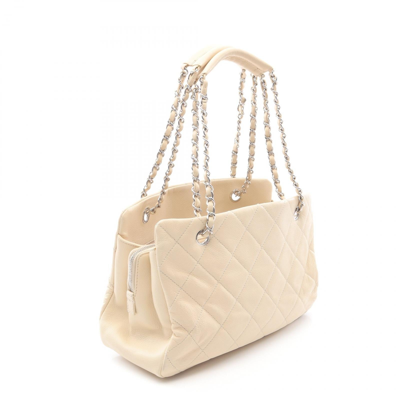 Chanel Coco Mark Leather Tote Bag